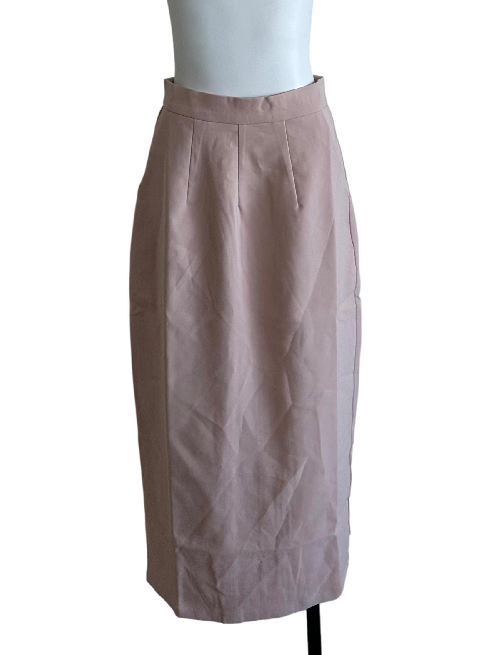 Dusty Pink Pencil Skirt