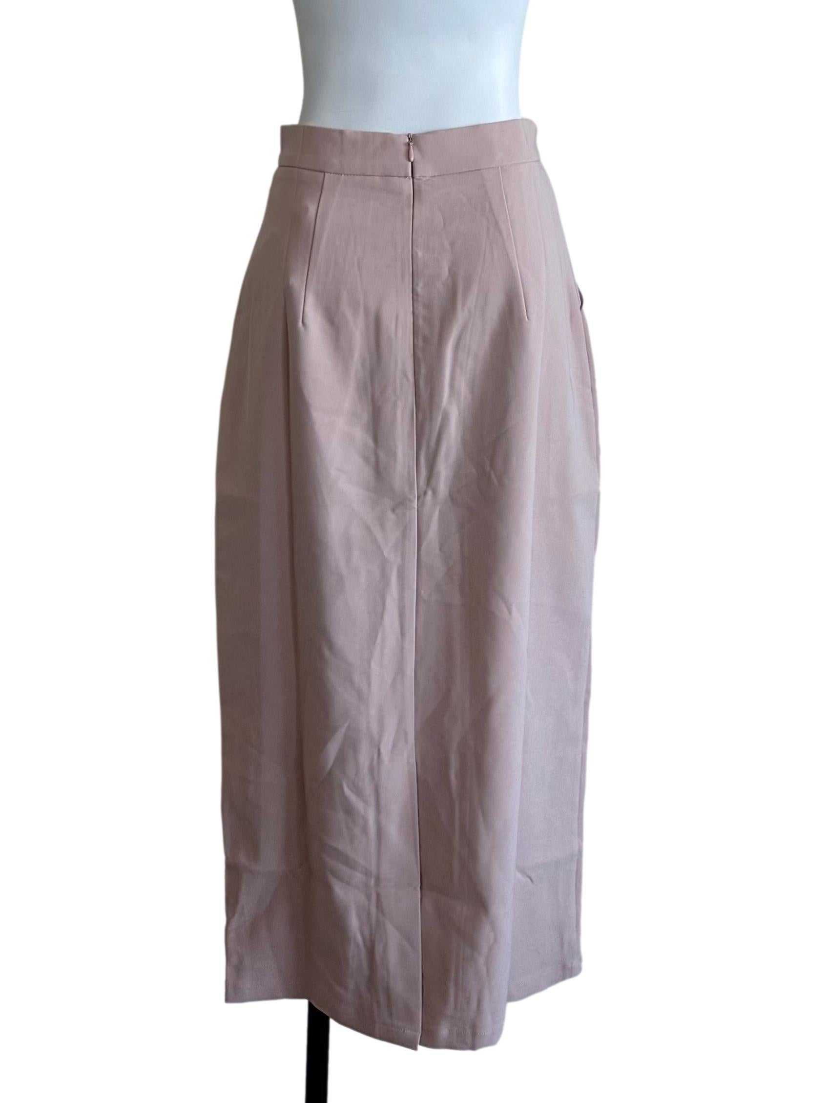 Dusty Pink Pencil Skirt