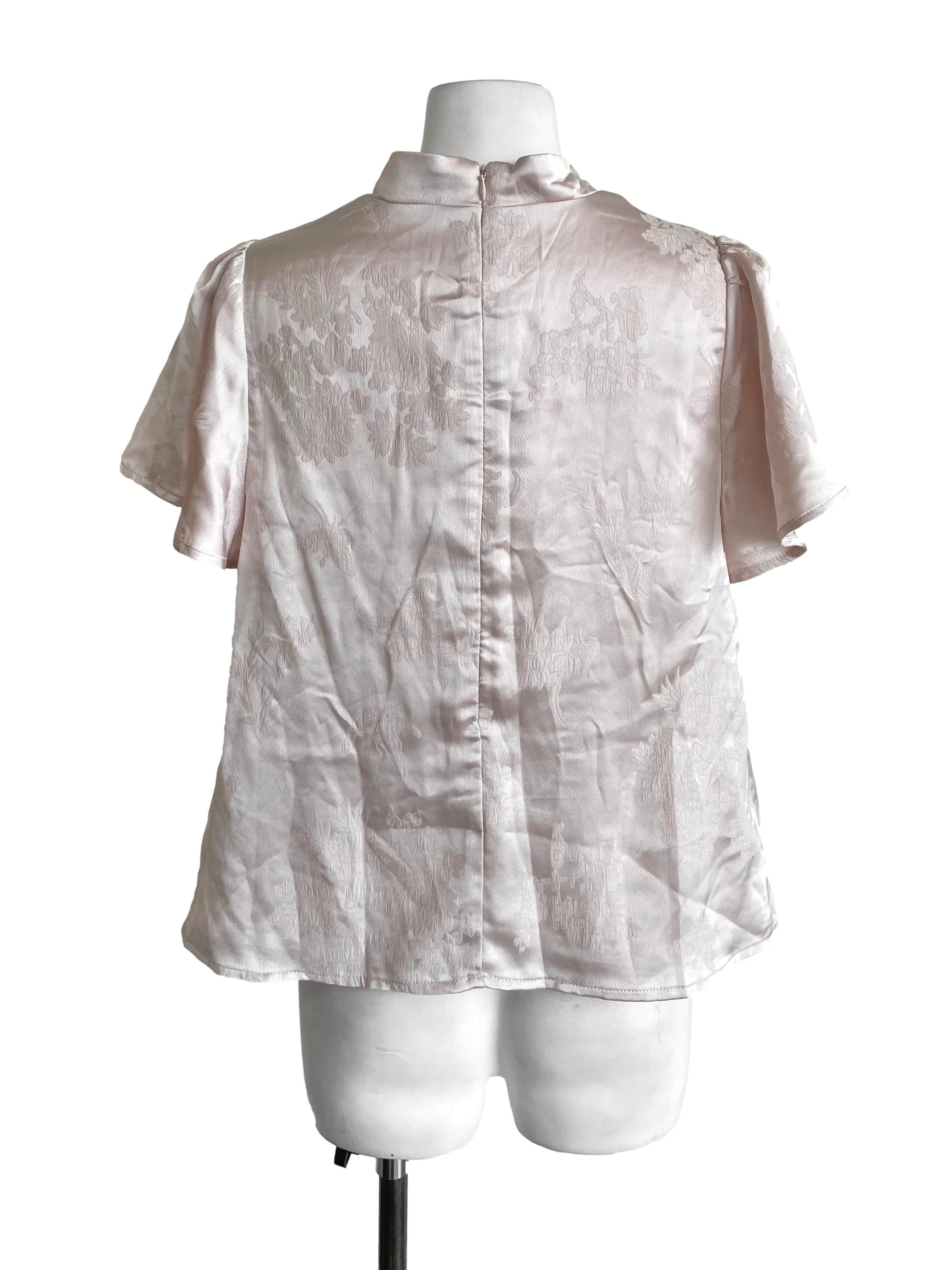 Coconut Butterfly Sleeves Cheongsam Top