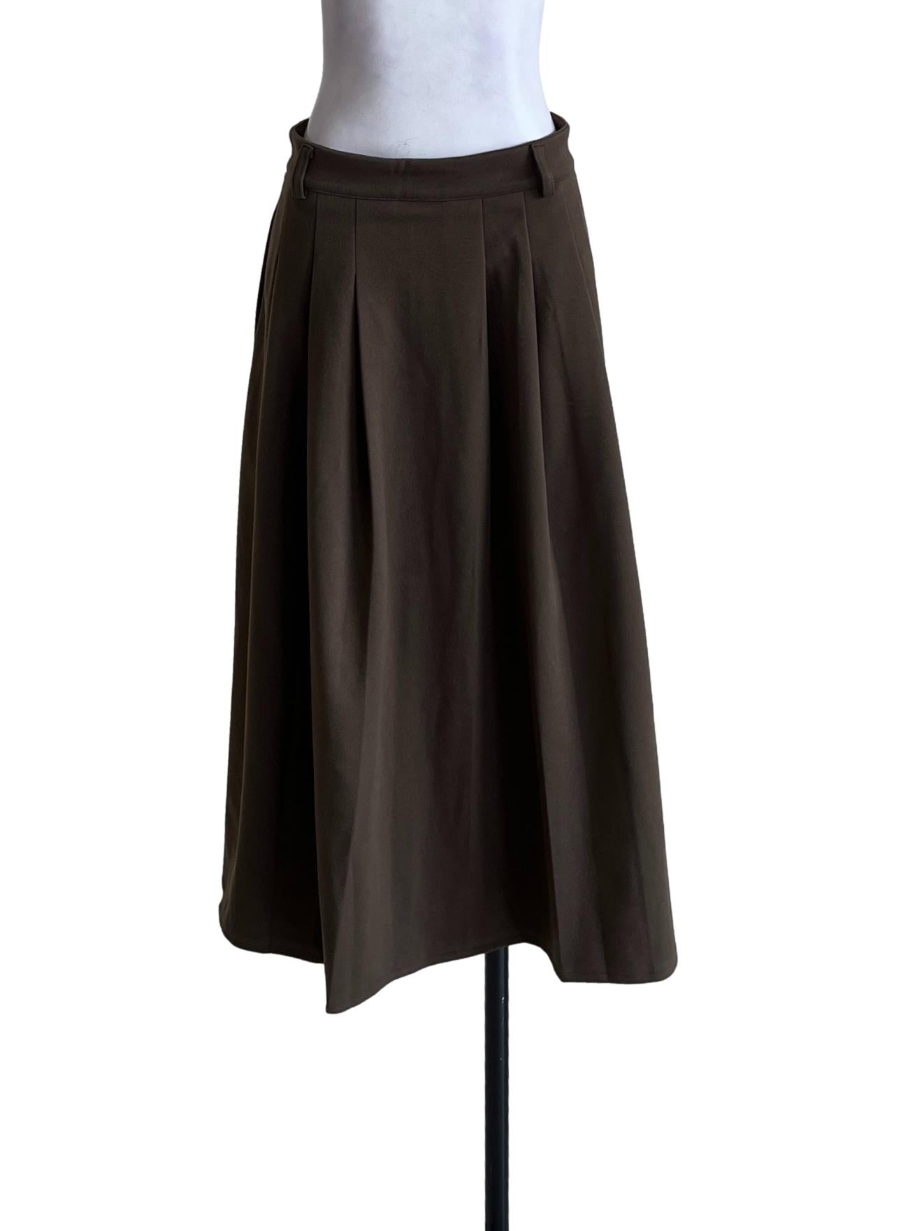 KAFFE MESH MIDI SMALL STUDS SKIRT