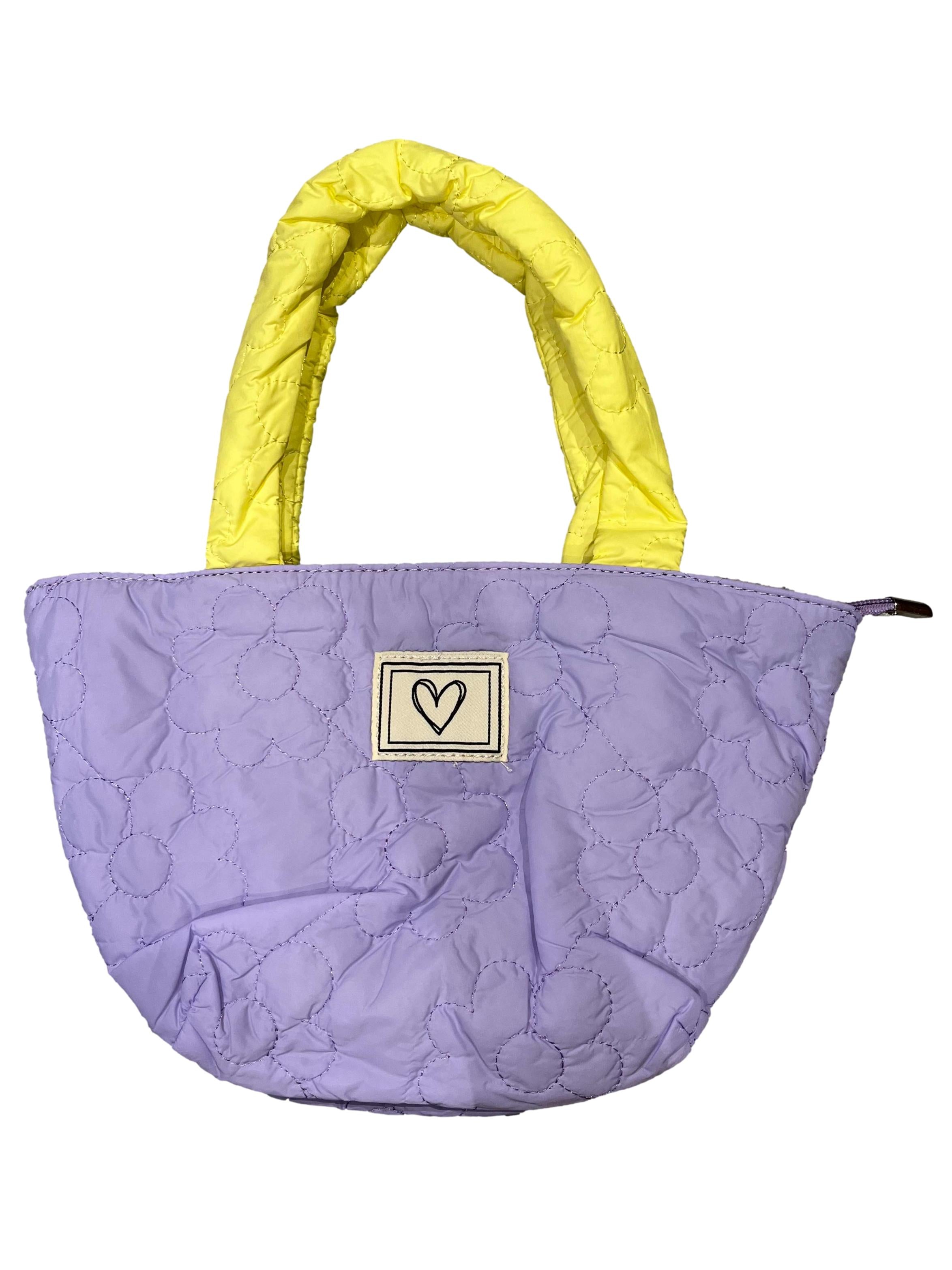 Floral Tote Bags - Purple