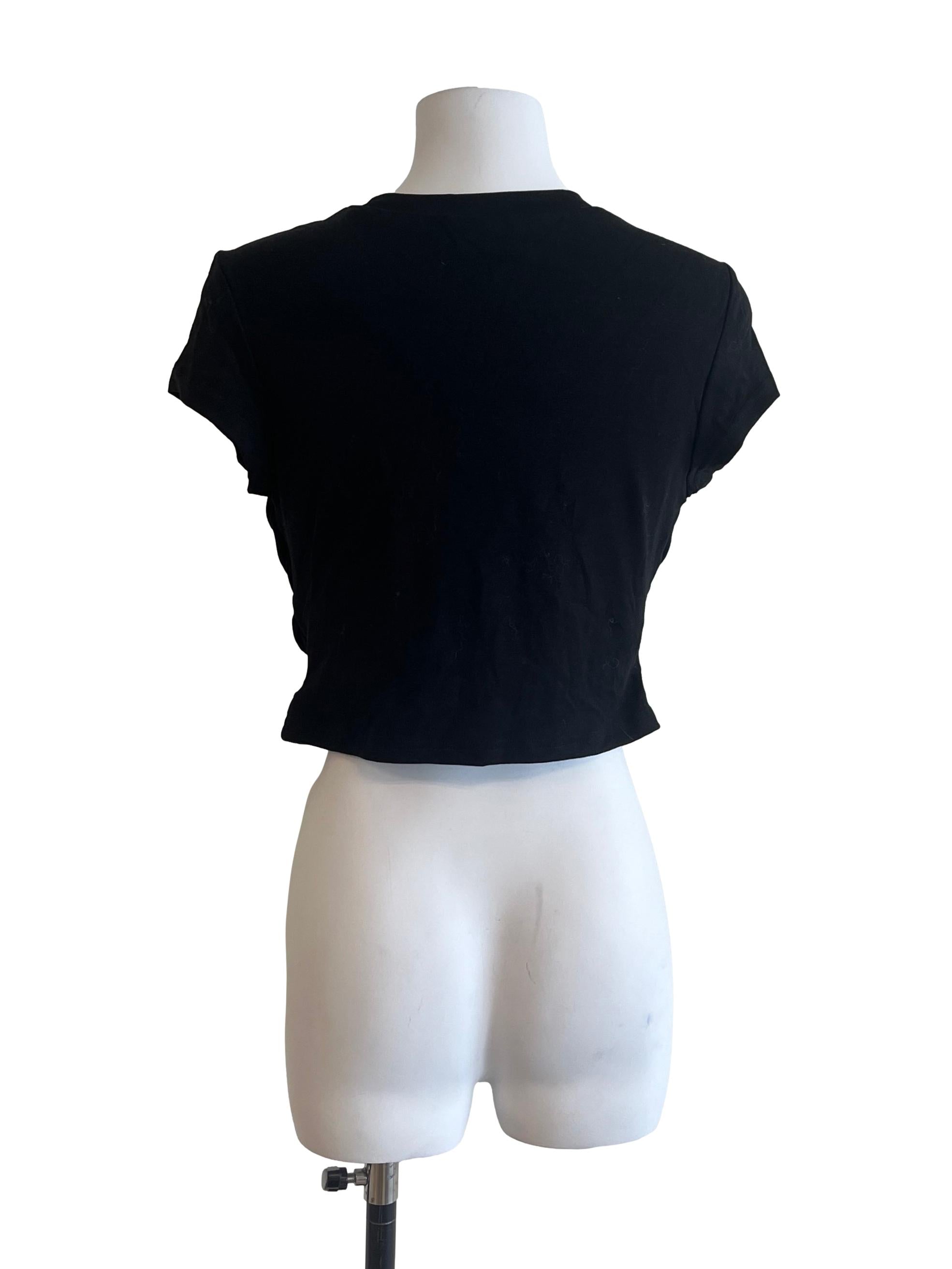 Pitch Black Crop Top