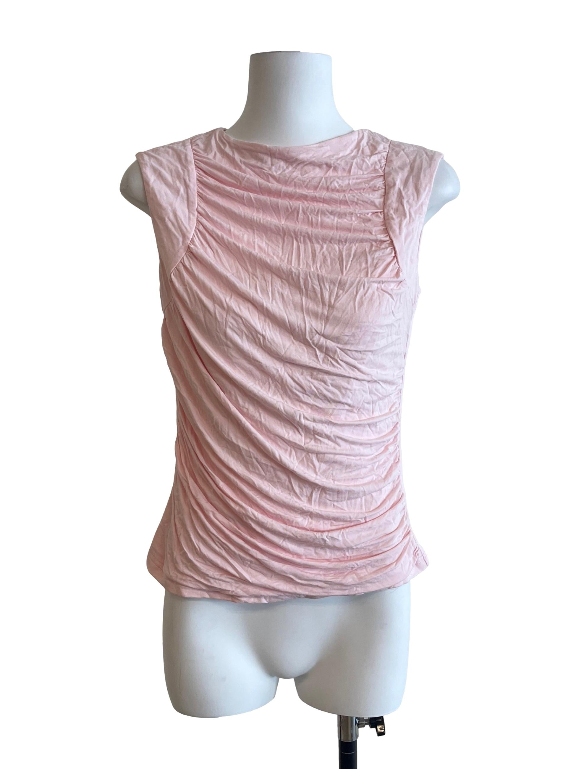 Peach Pink Sleeveless Top