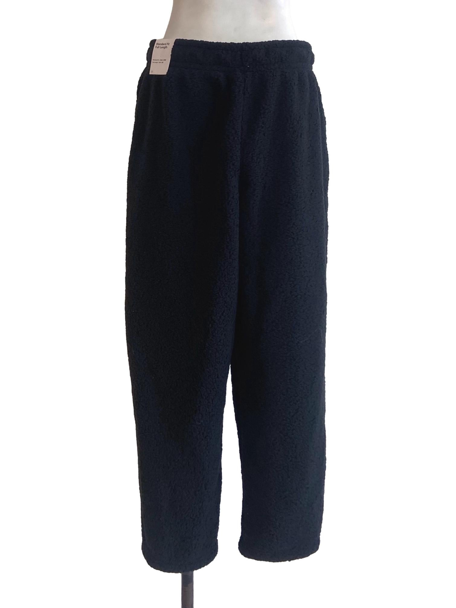 Black Wrinkles Texture Jogger Pants