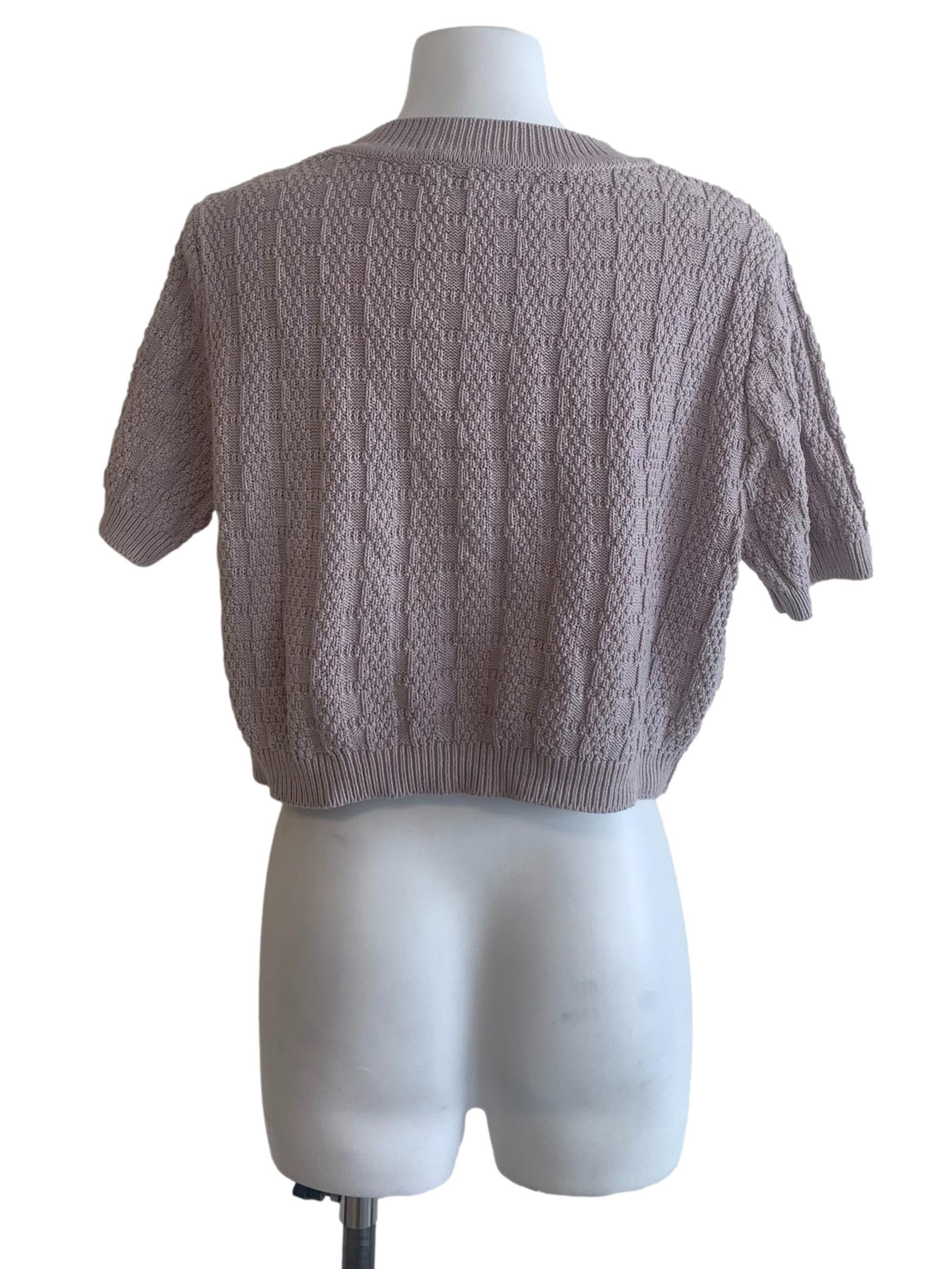 Mauve Purple Knitted Top