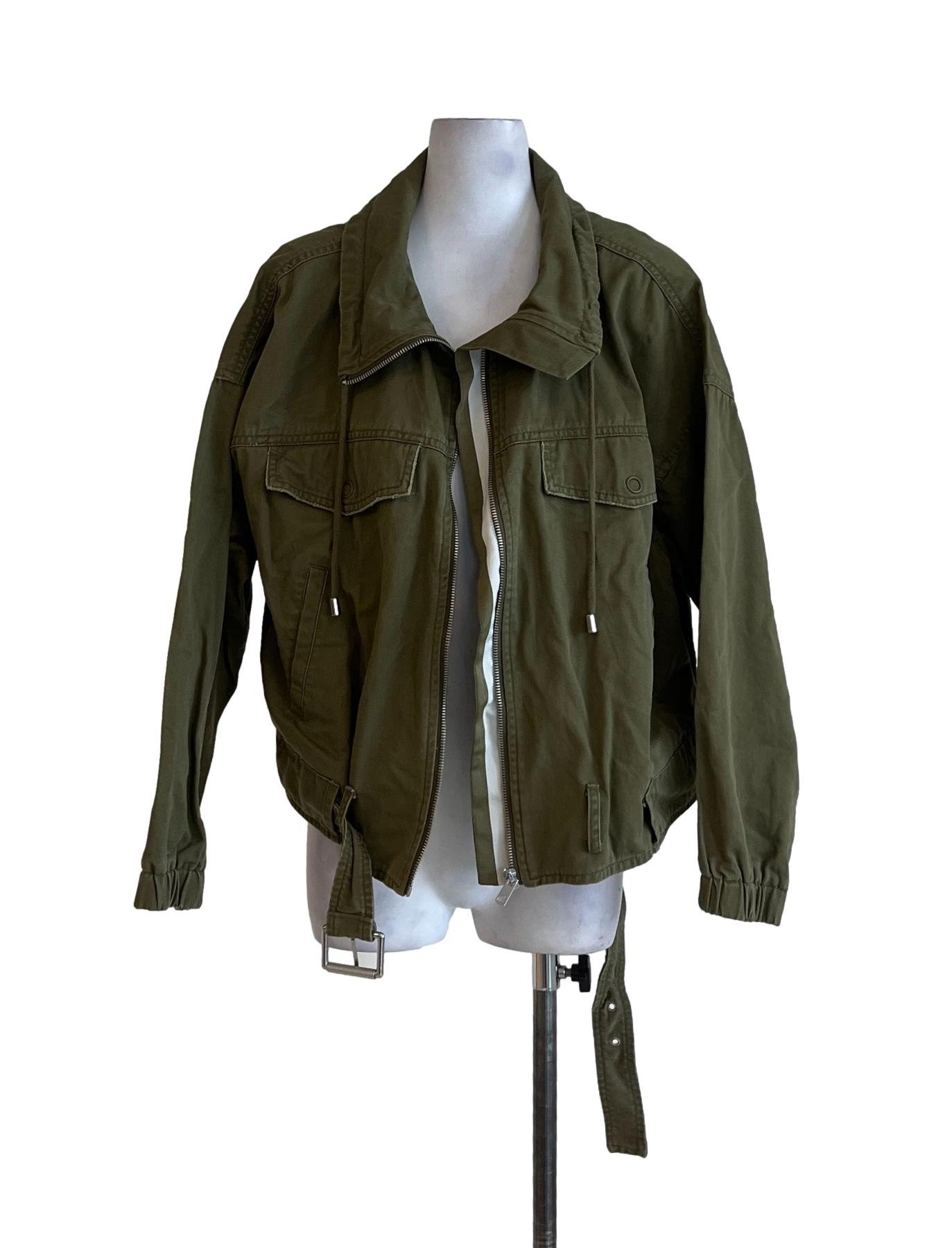 Seaweed Green Collars Jacket