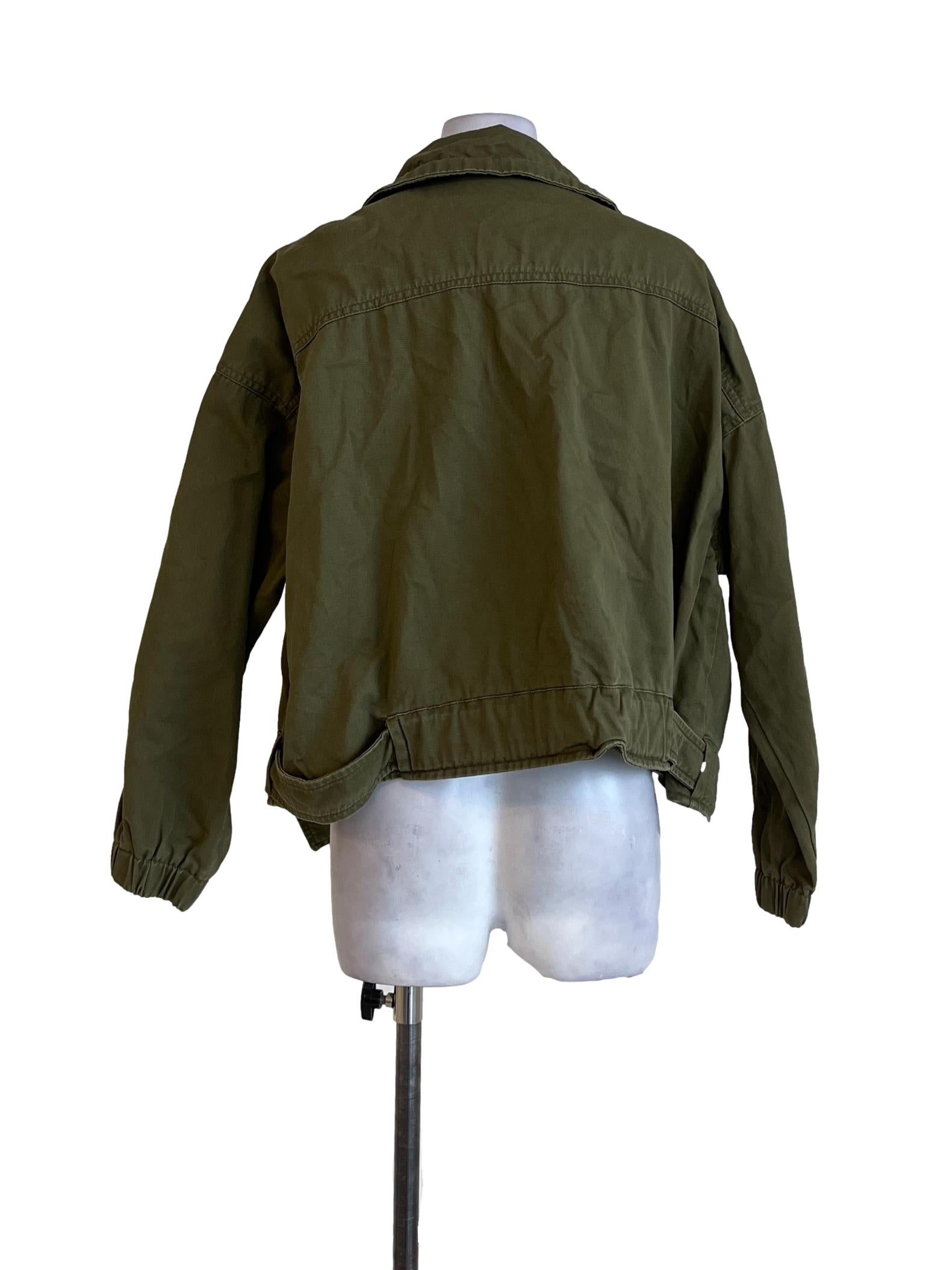 Seaweed Green Collars Jacket