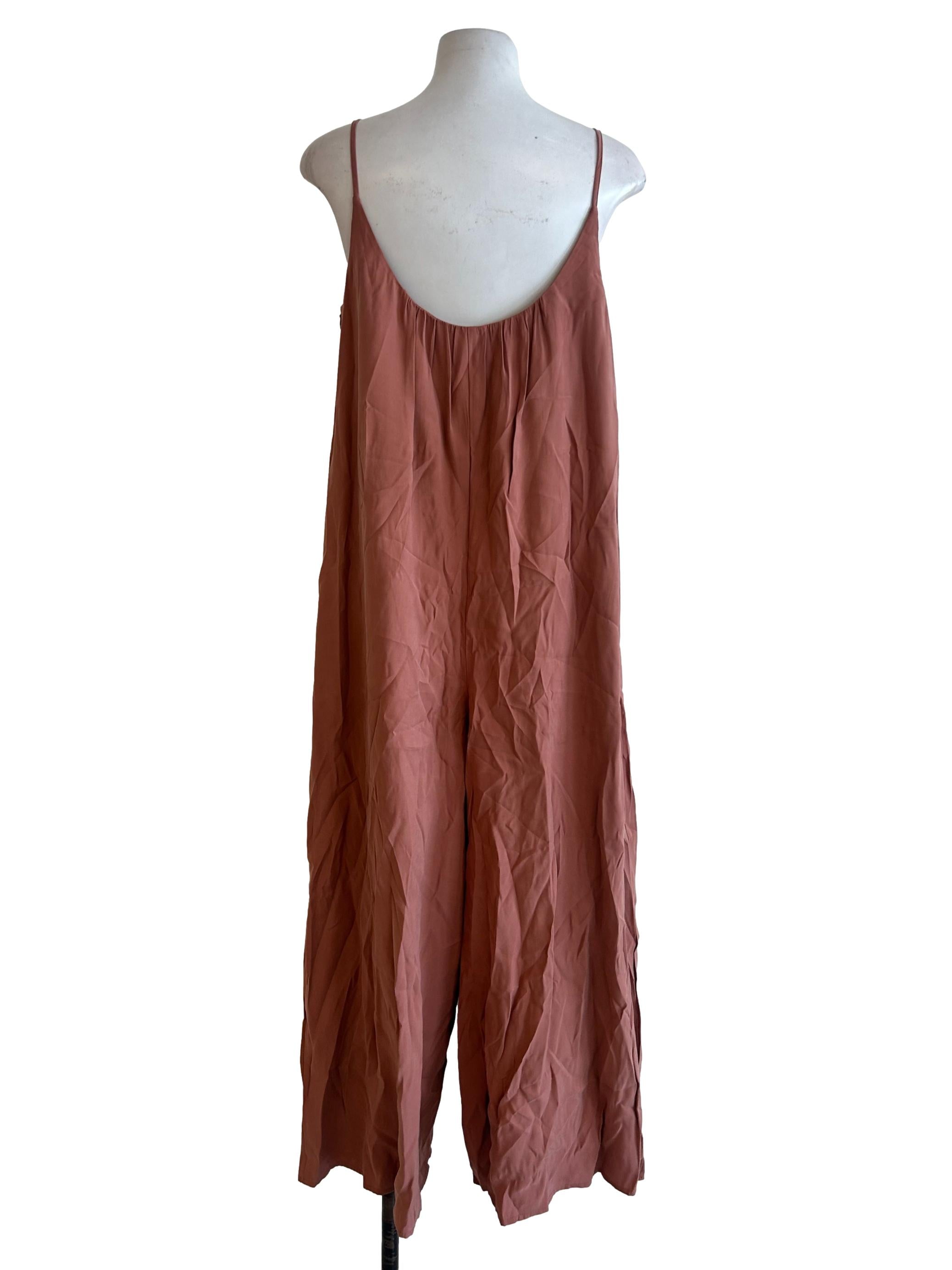 Dusty Orange Cami Jumpsuit OSN