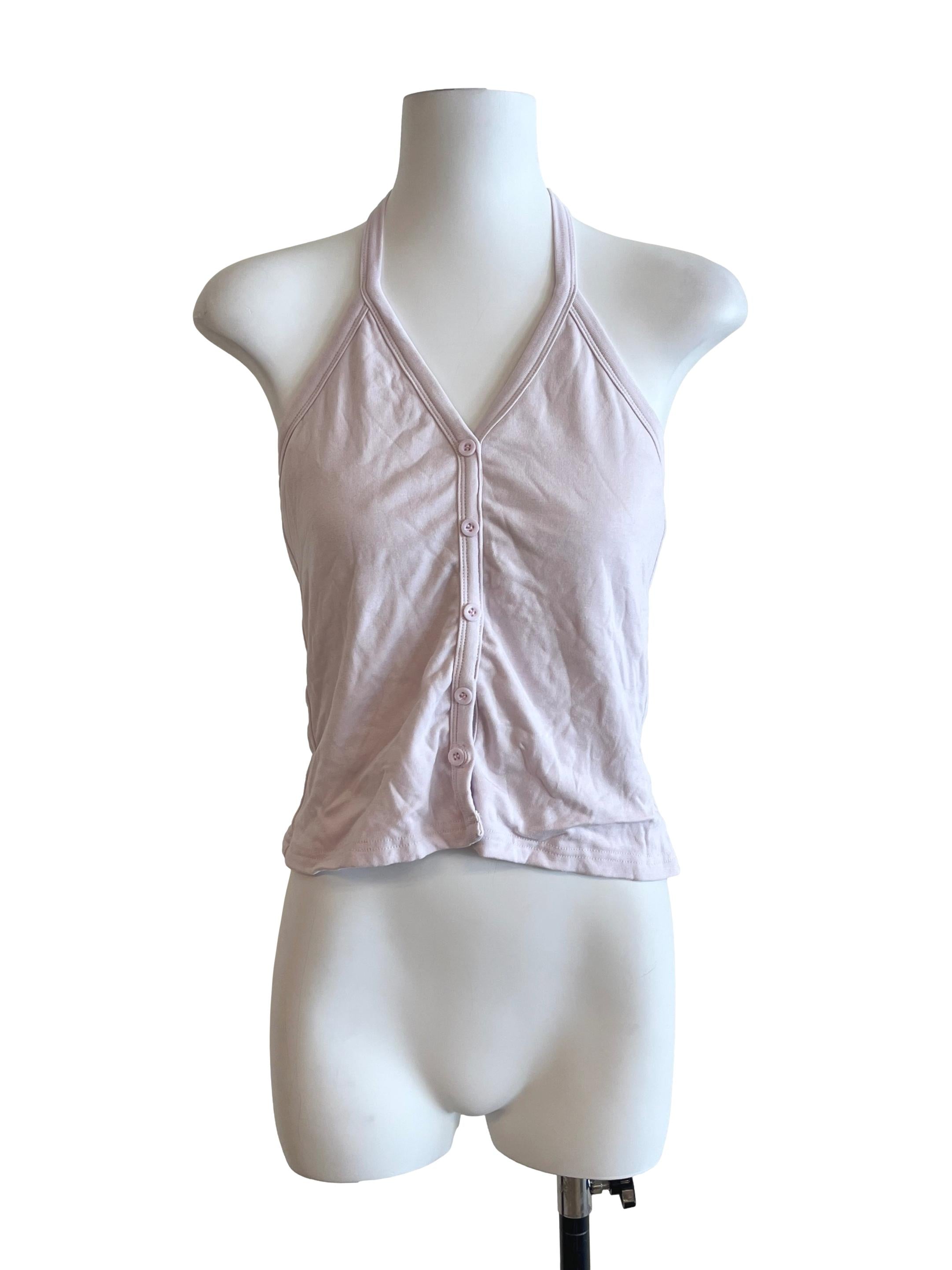 Pale Lilac Halter Top
