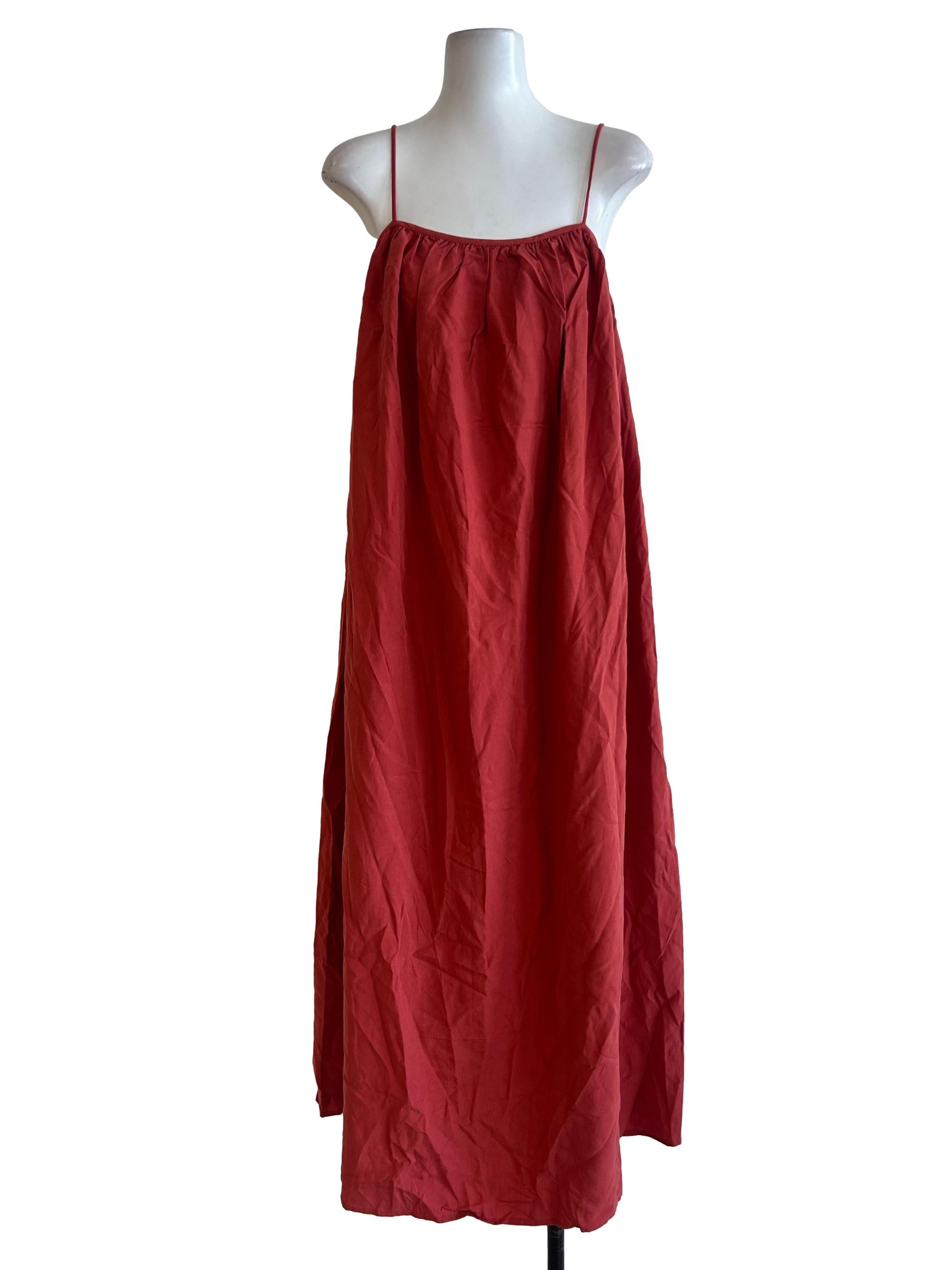 Salmon Red Cami Maxi Dress OSN