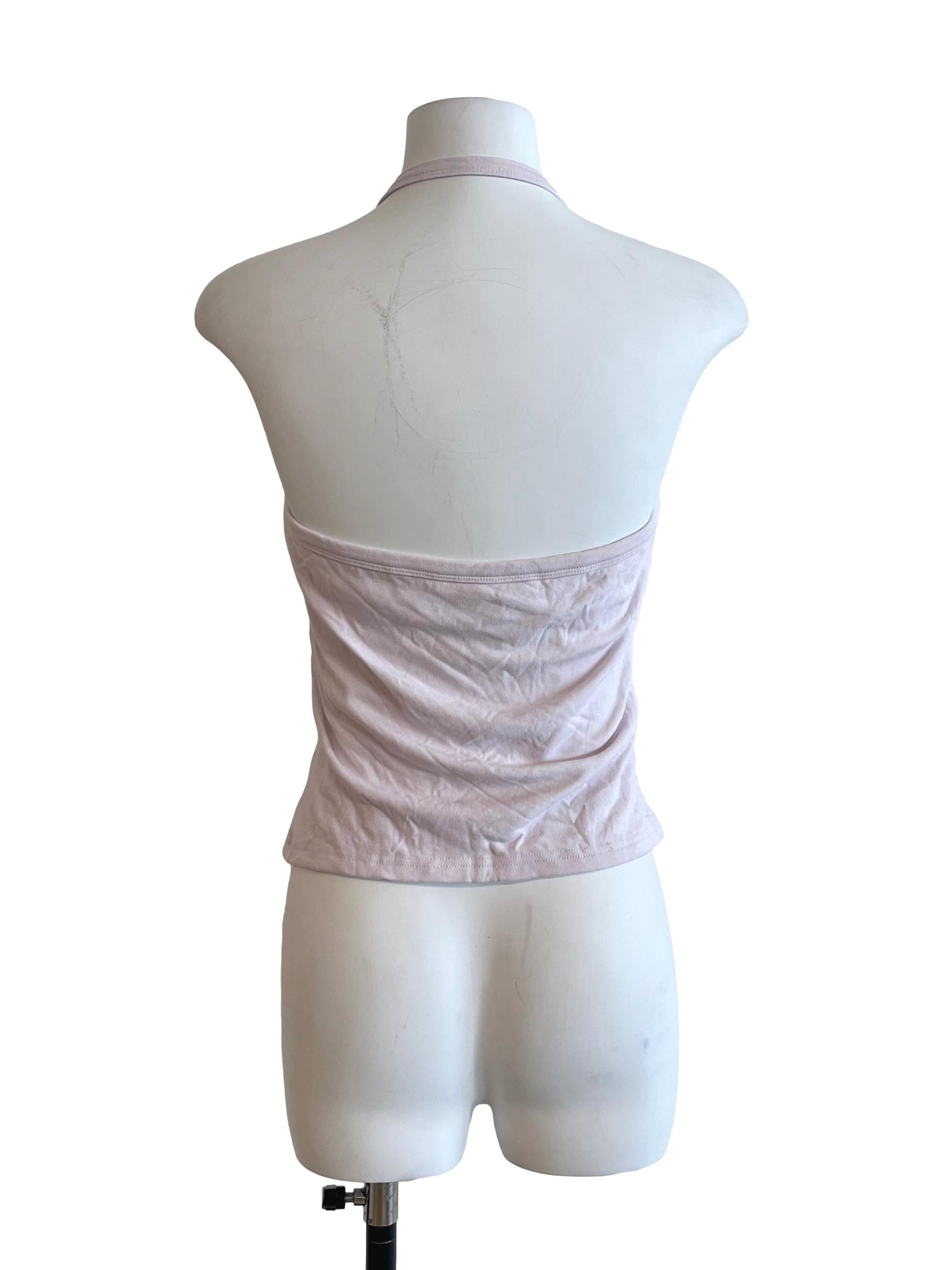 Pale Lilac Halter Top