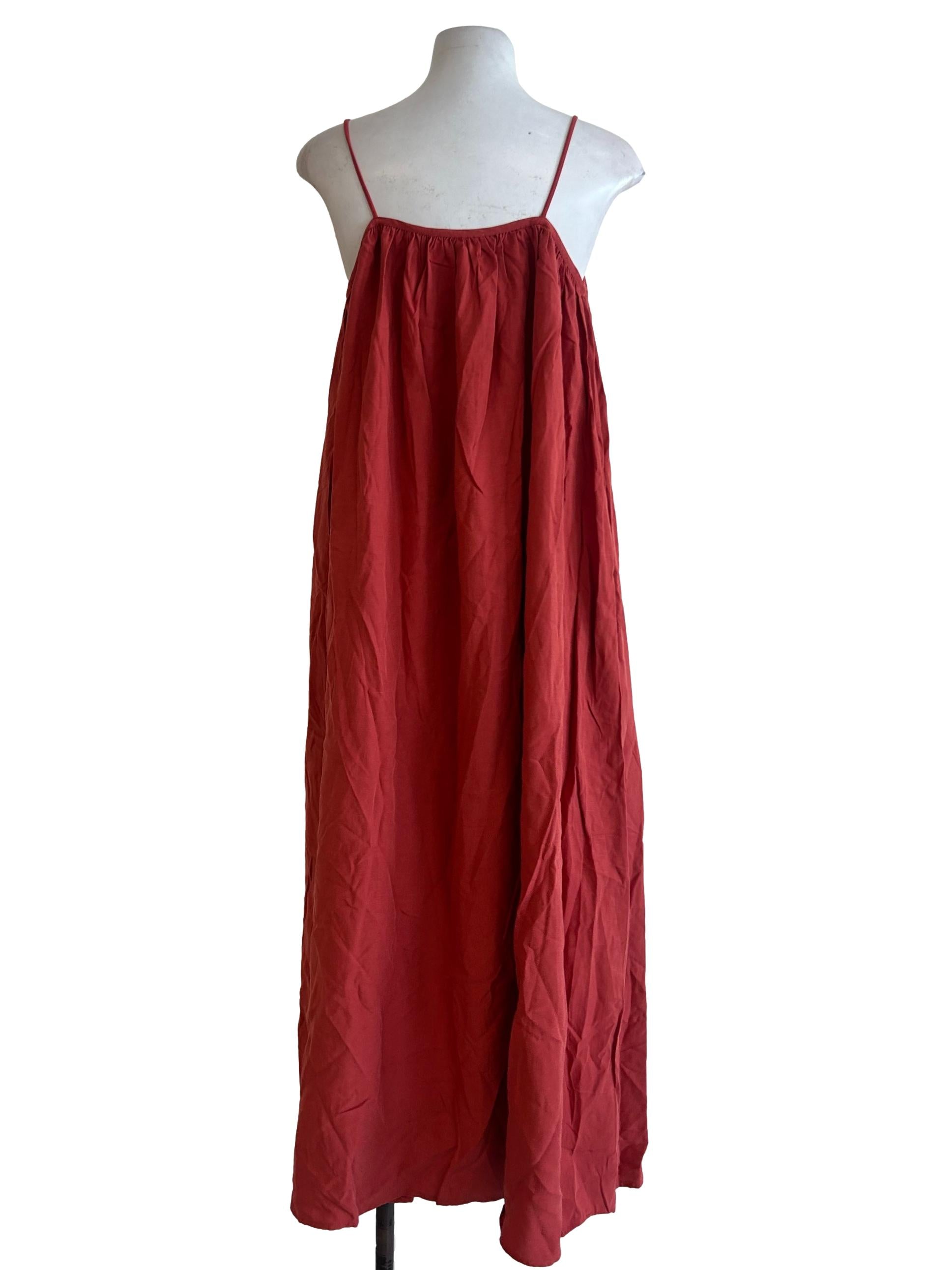 Salmon Red Cami Maxi Dress OSN