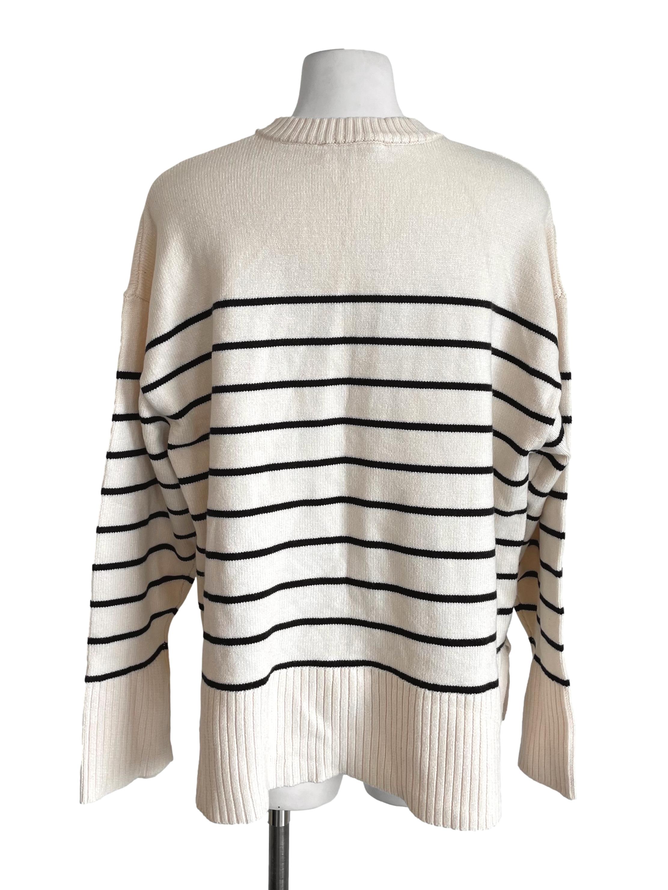 Parchment Bengal Stripe Sweater