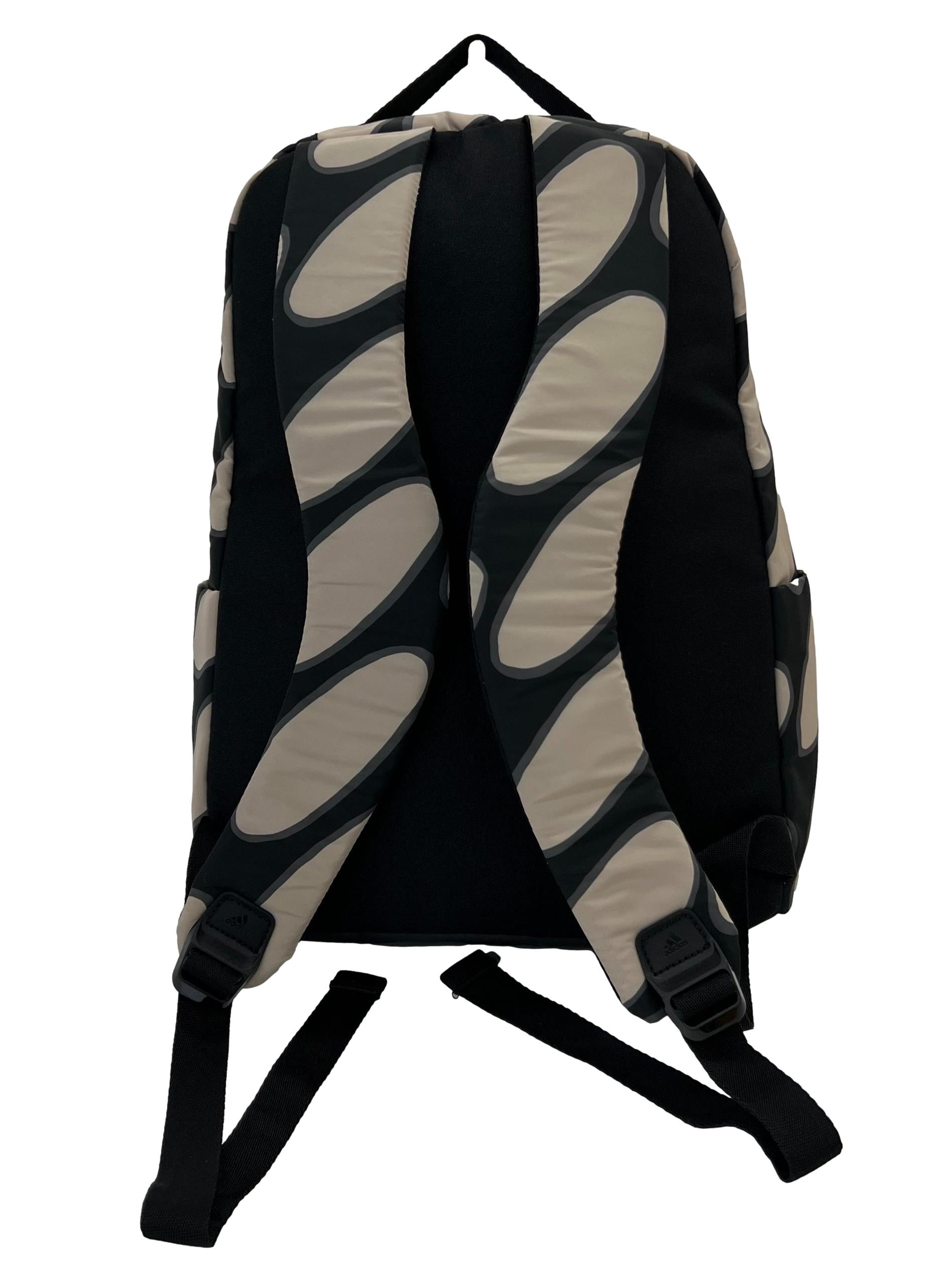 Black And Brown Abstract Adidas X Marimekko Backpack