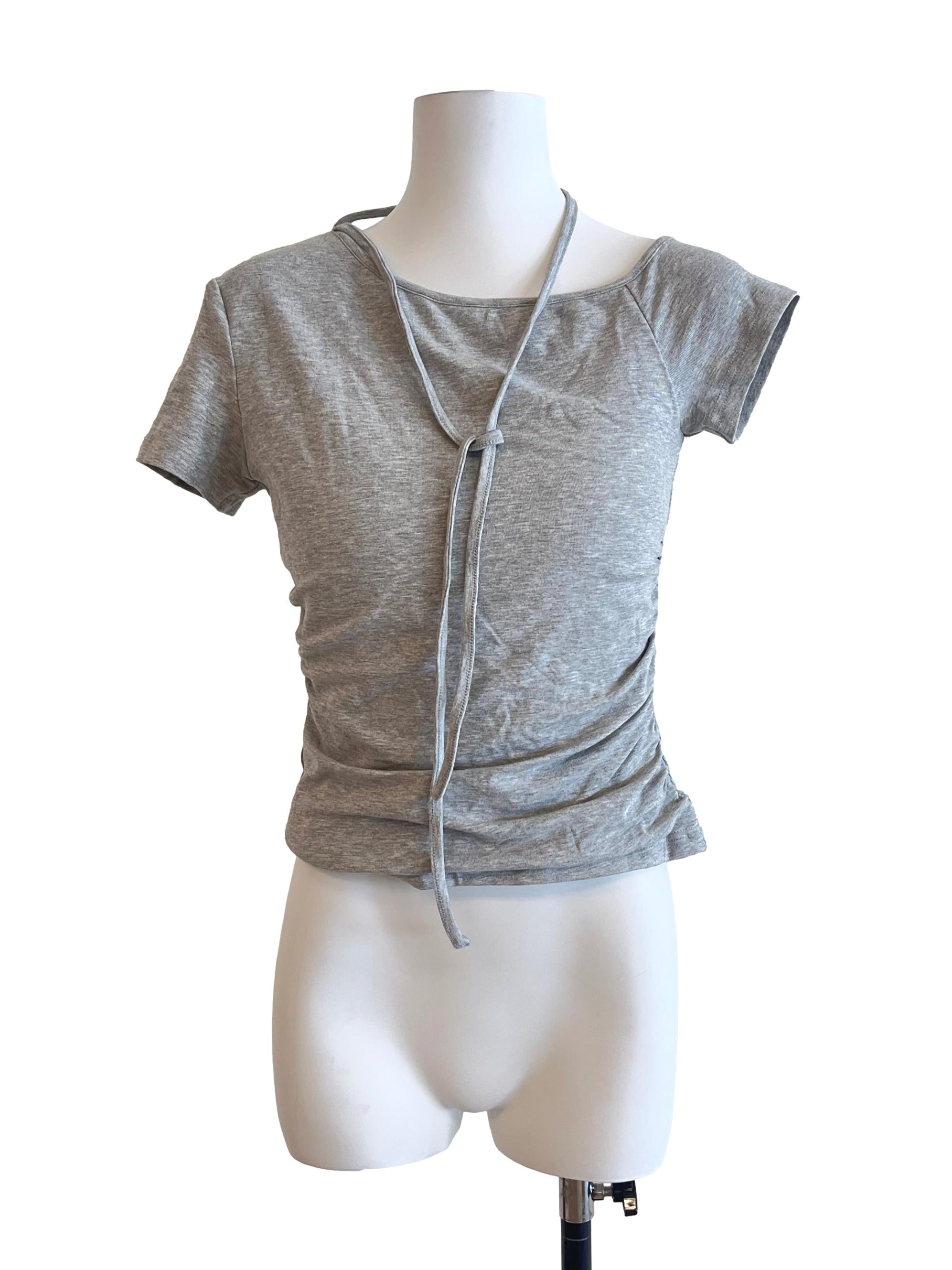 Coin Silver Crop Top