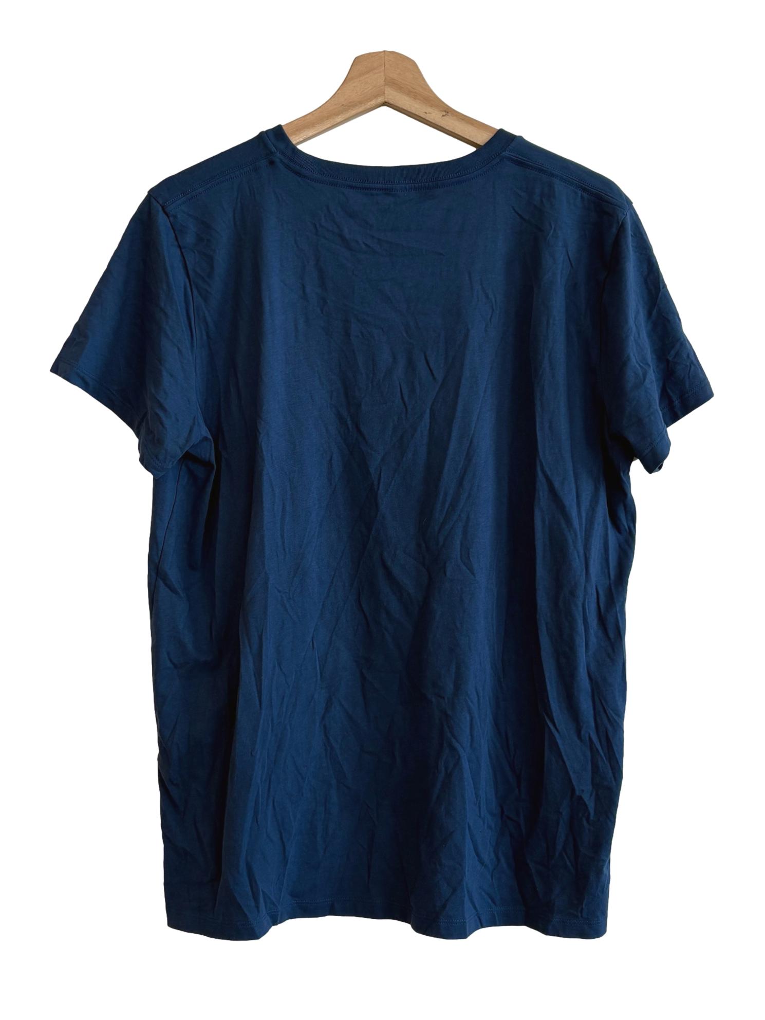 Dark Blue Crew Neck Shirt