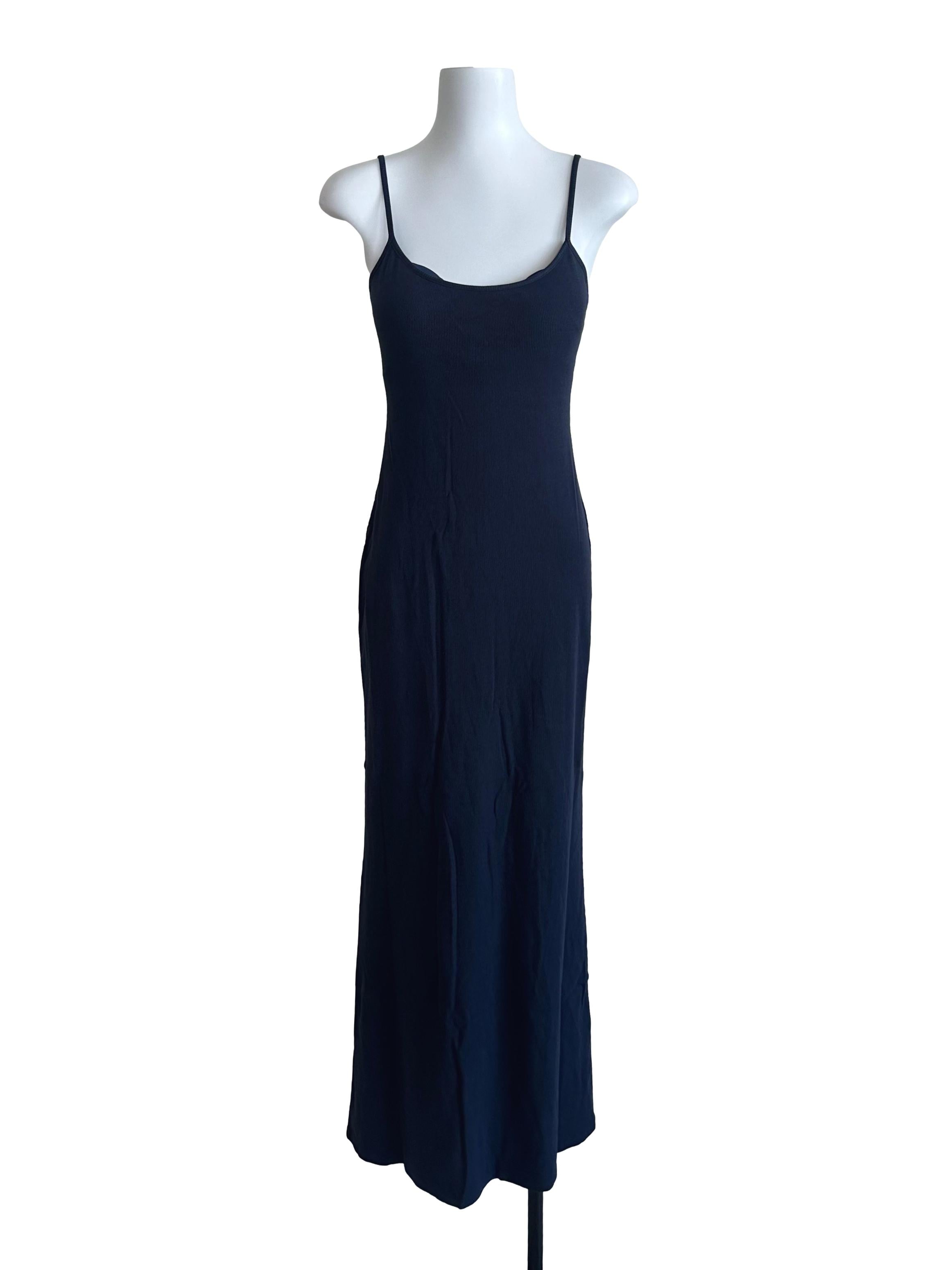 Navy Blue Scoop Neck Bodycon Dress