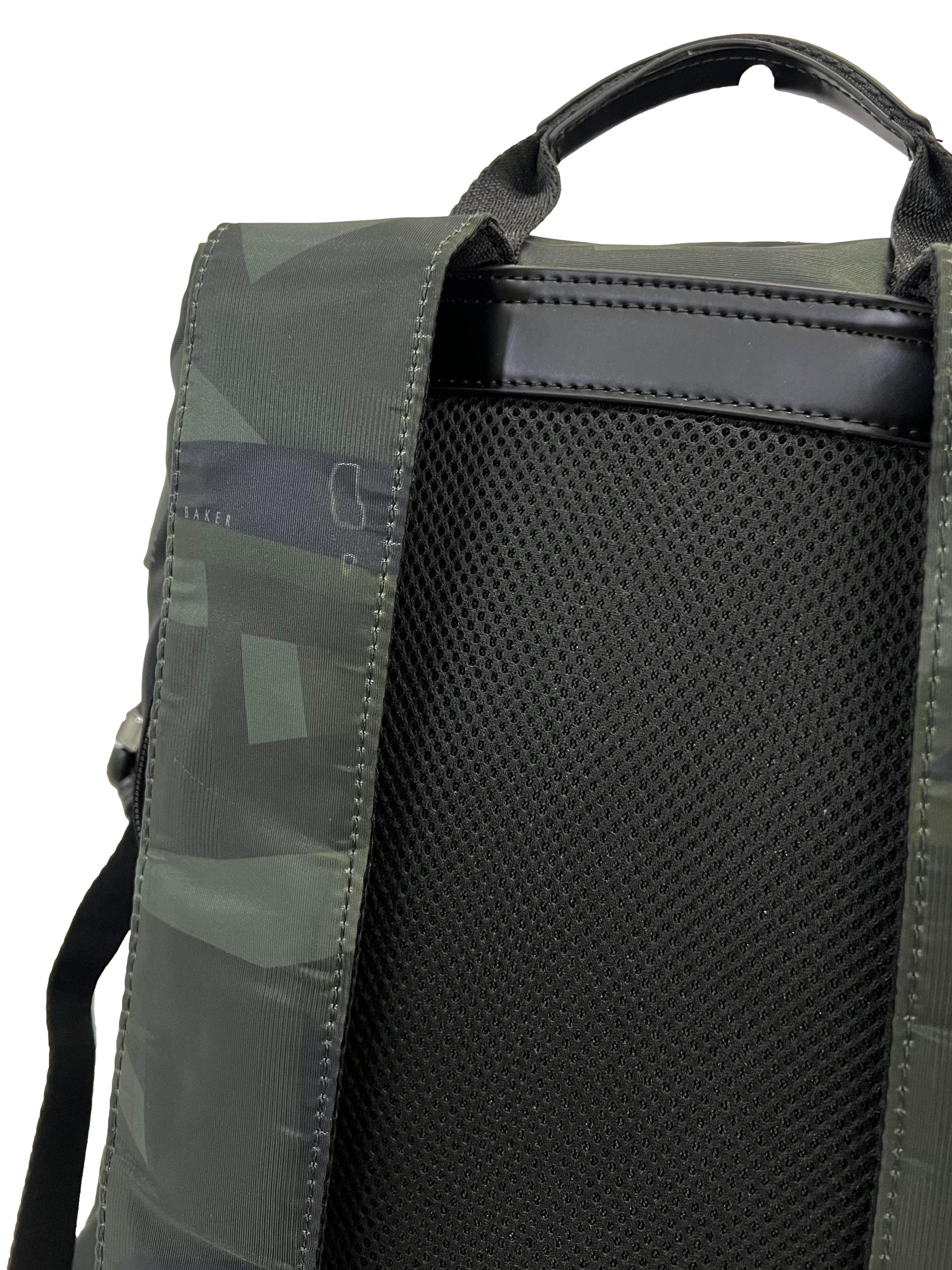 Camo Print Paper Touch Nylon Backpack