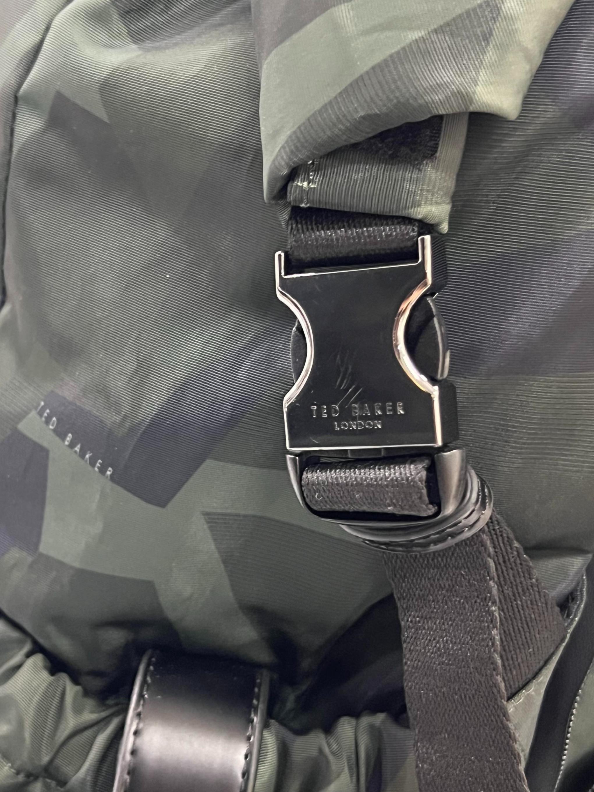 Camo Print Paper Touch Nylon Backpack