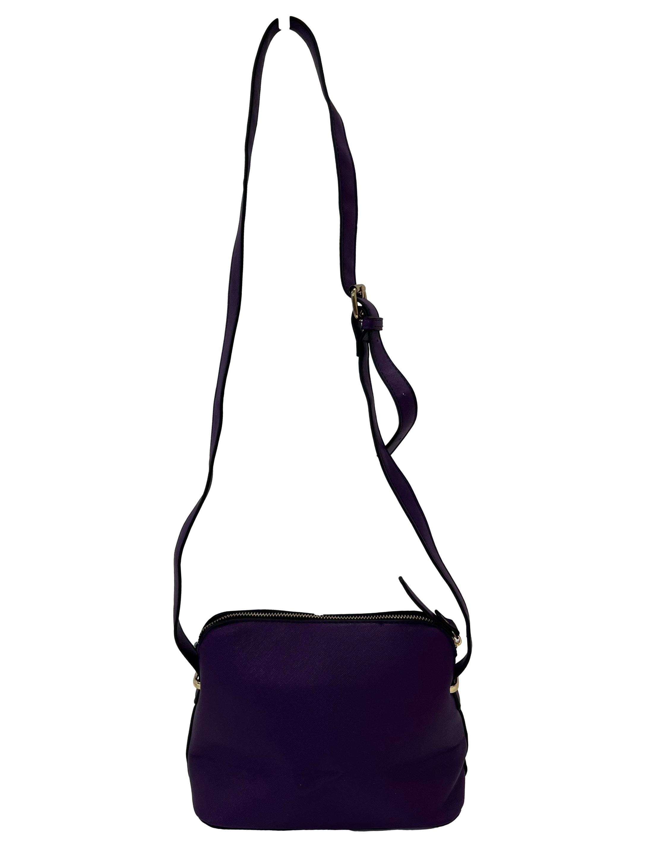Eggplant Purple Mandy Crossbody Bag