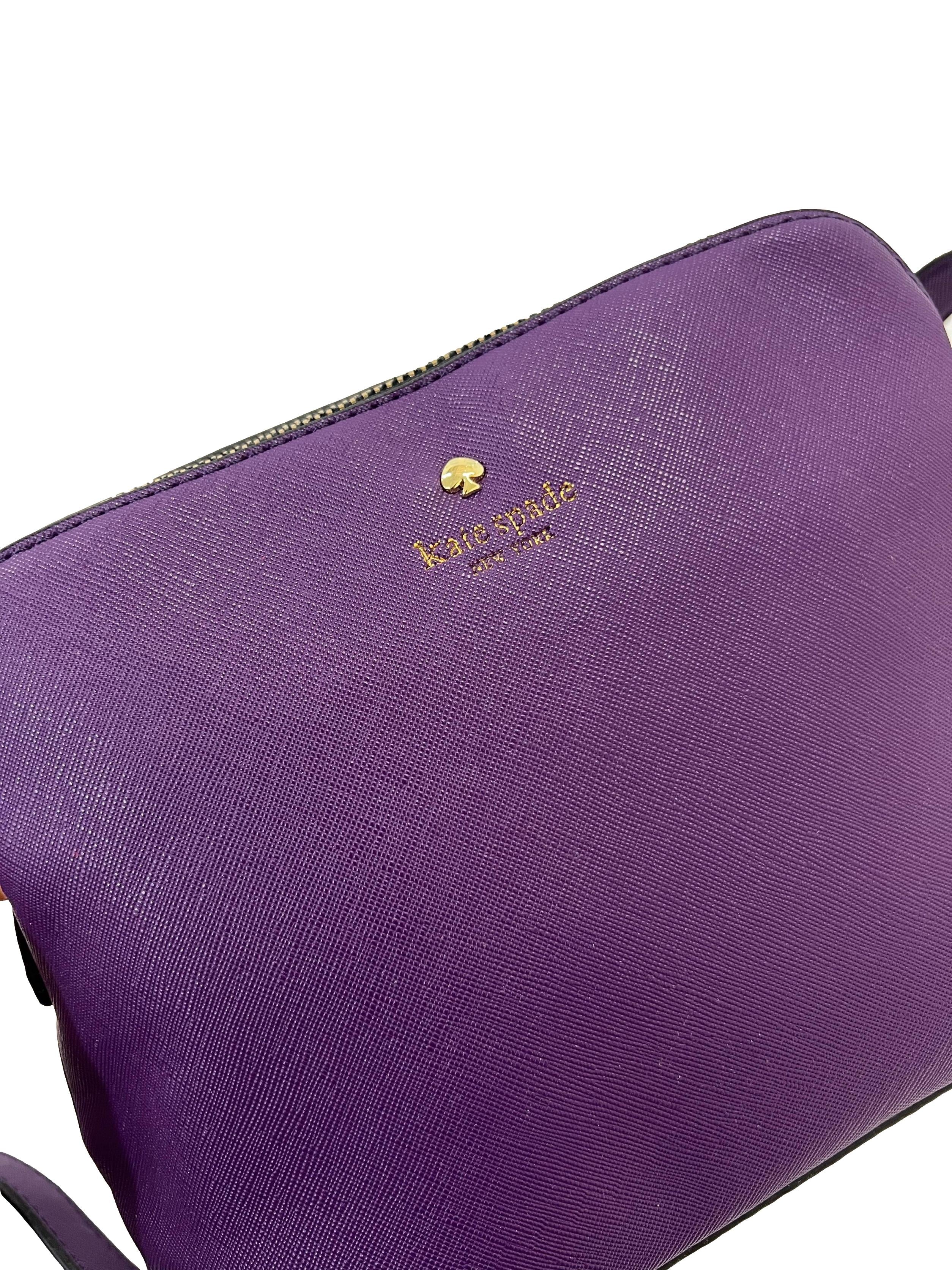 Eggplant Purple Mandy Crossbody Bag