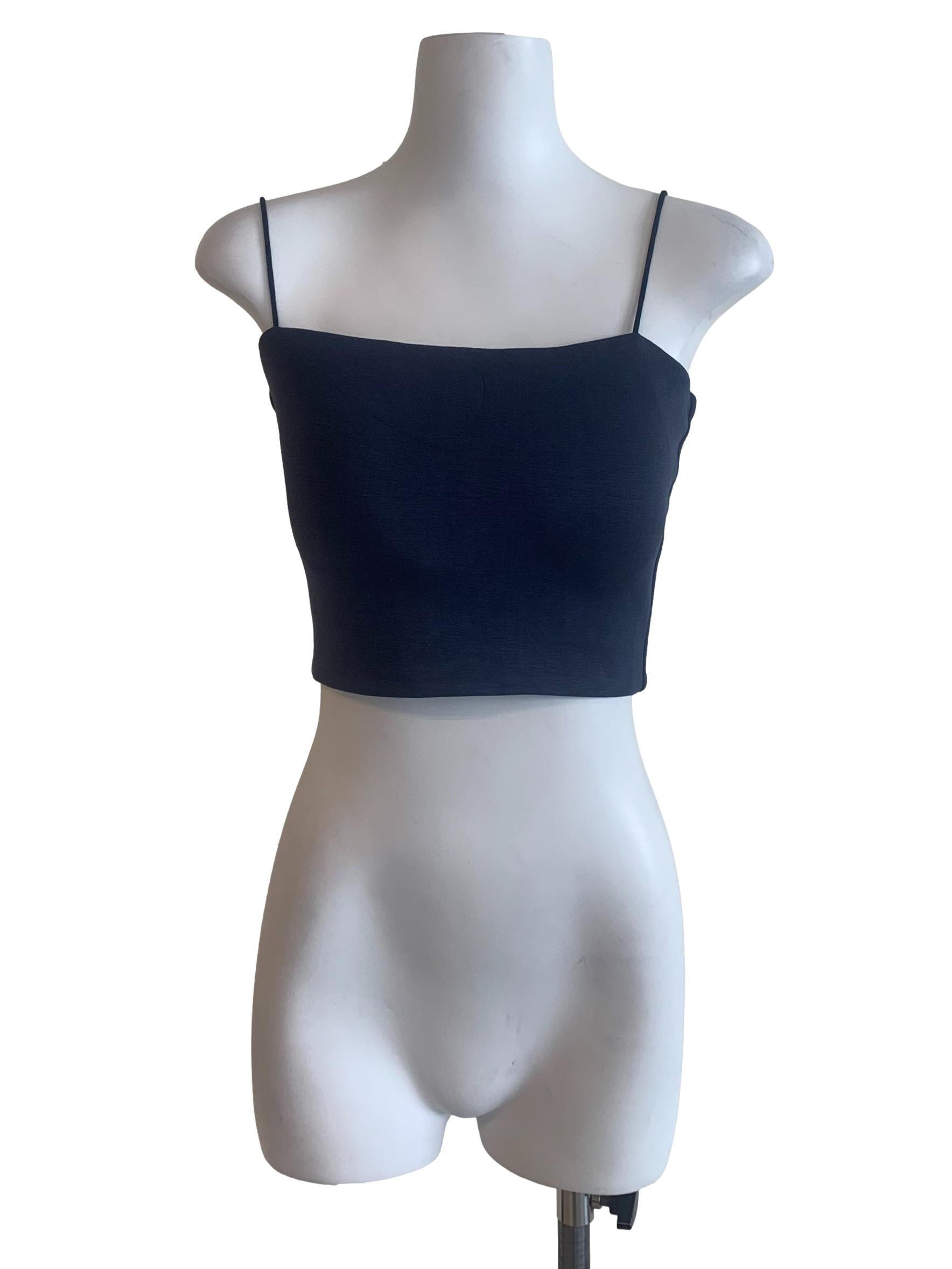 Blue Spaghetti Strap Top