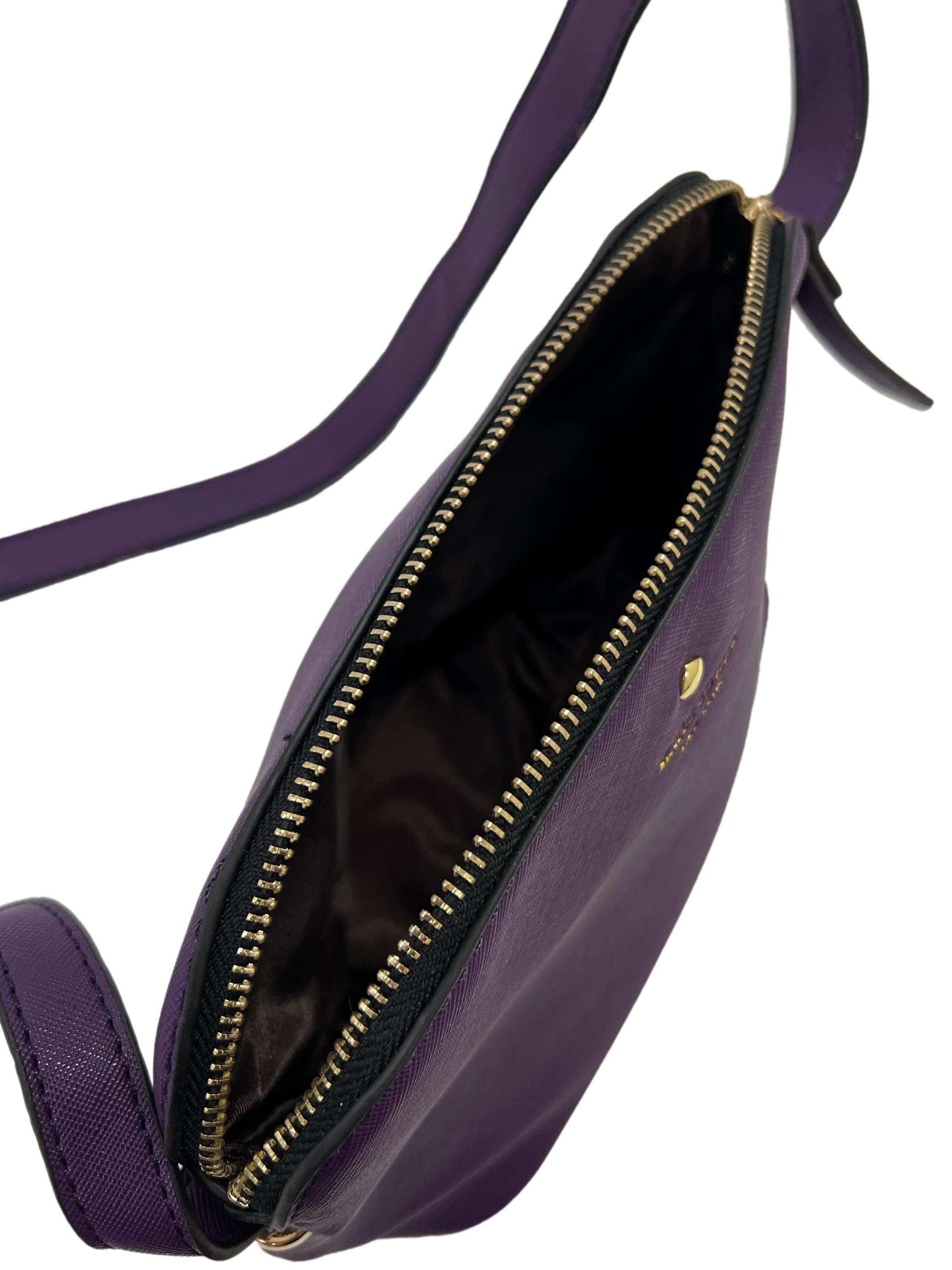 Eggplant Purple Mandy Crossbody Bag