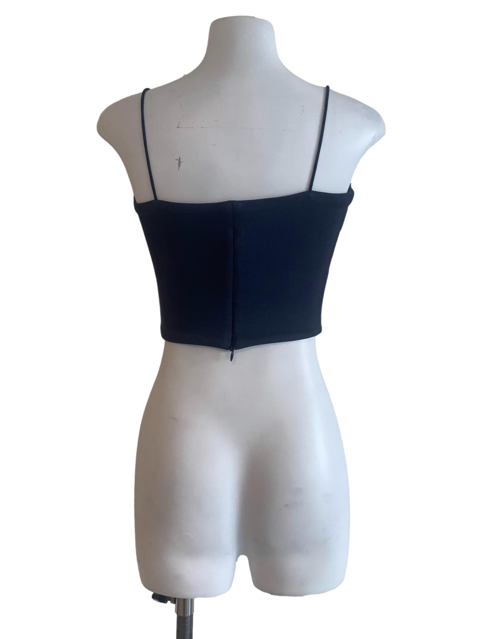 Blue Spaghetti Strap Top