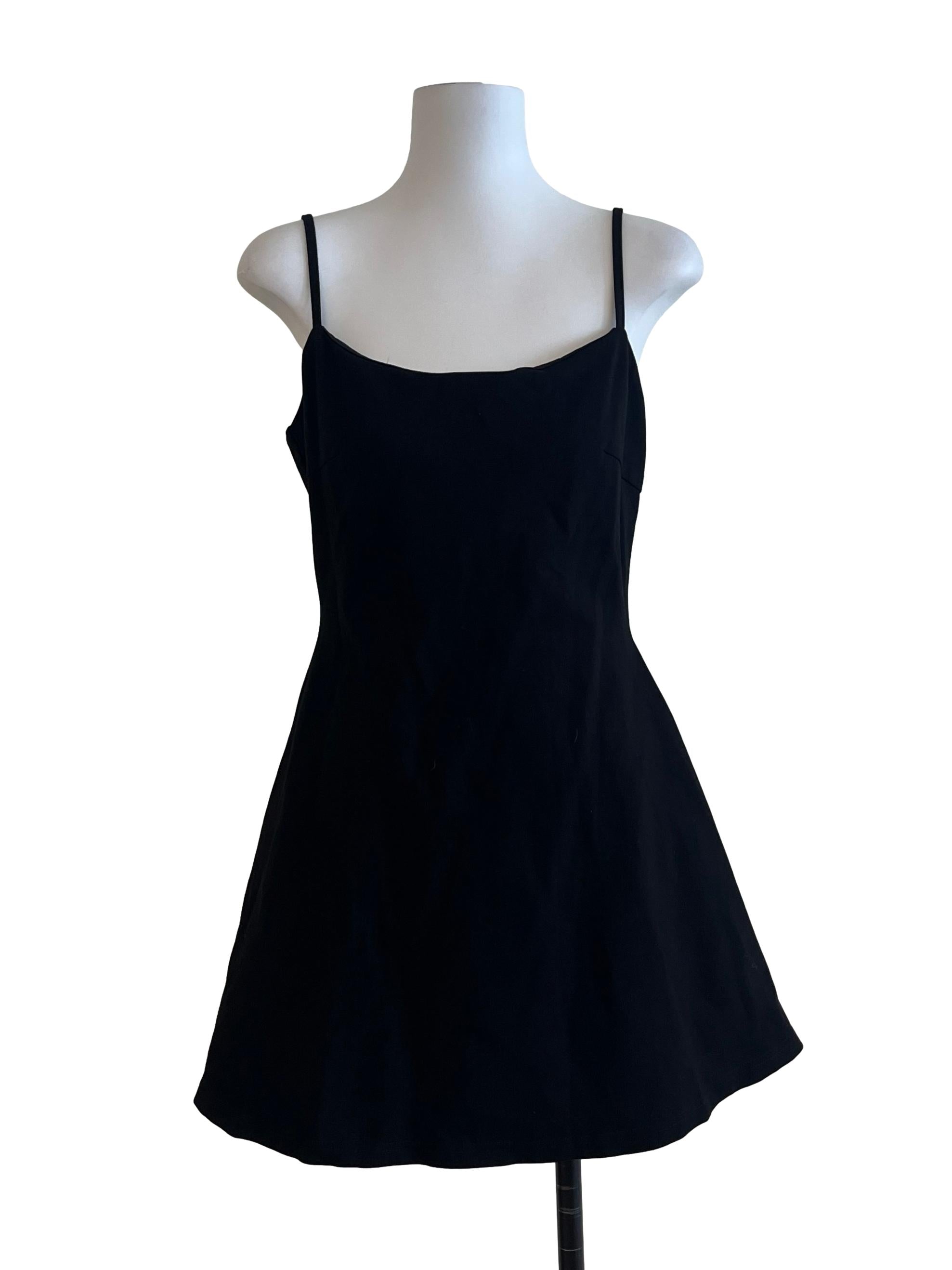 Pitch Black Sleeveless Dress