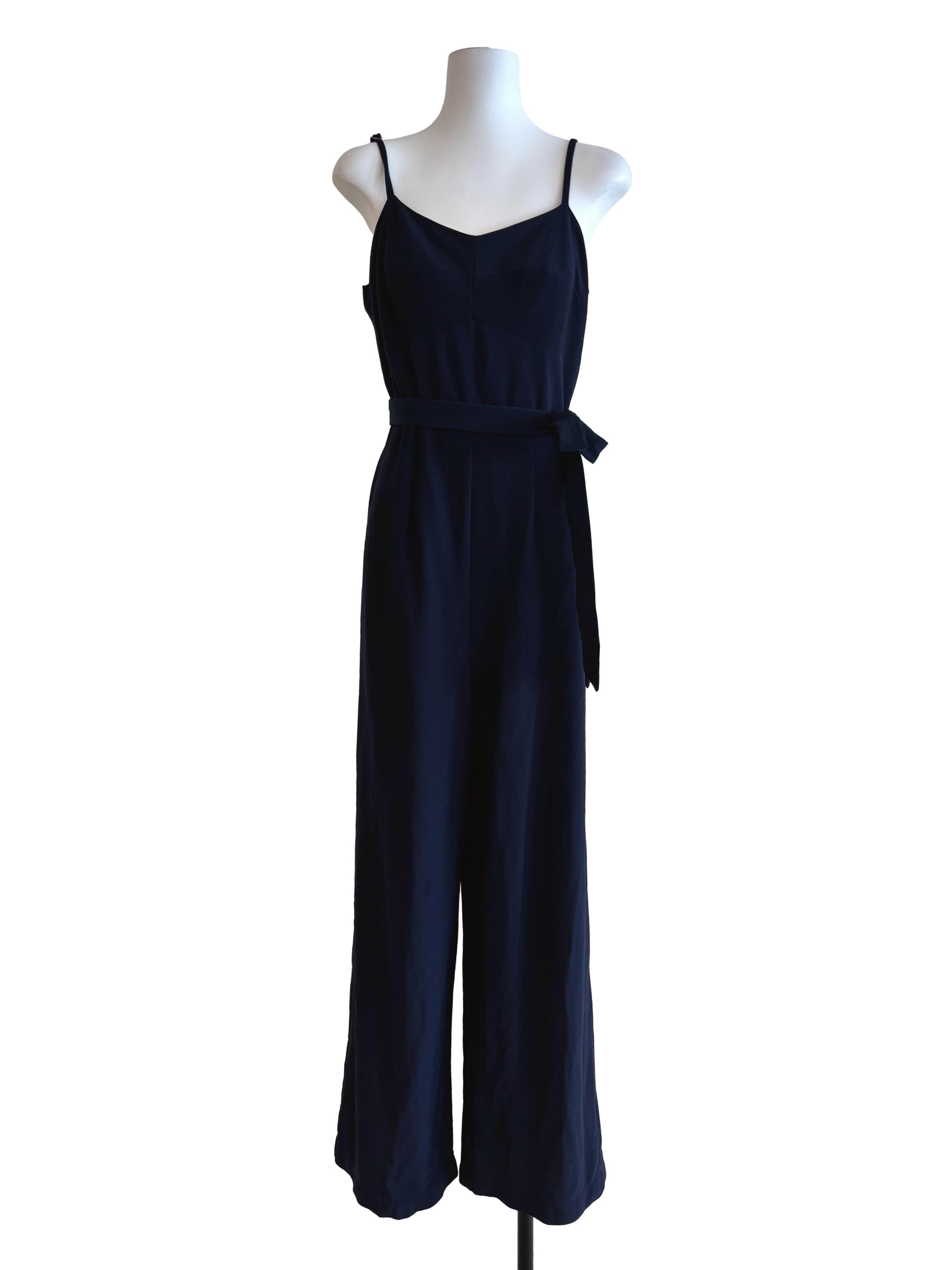 Midnight Blue Spaghetti Strap Jumpsuit