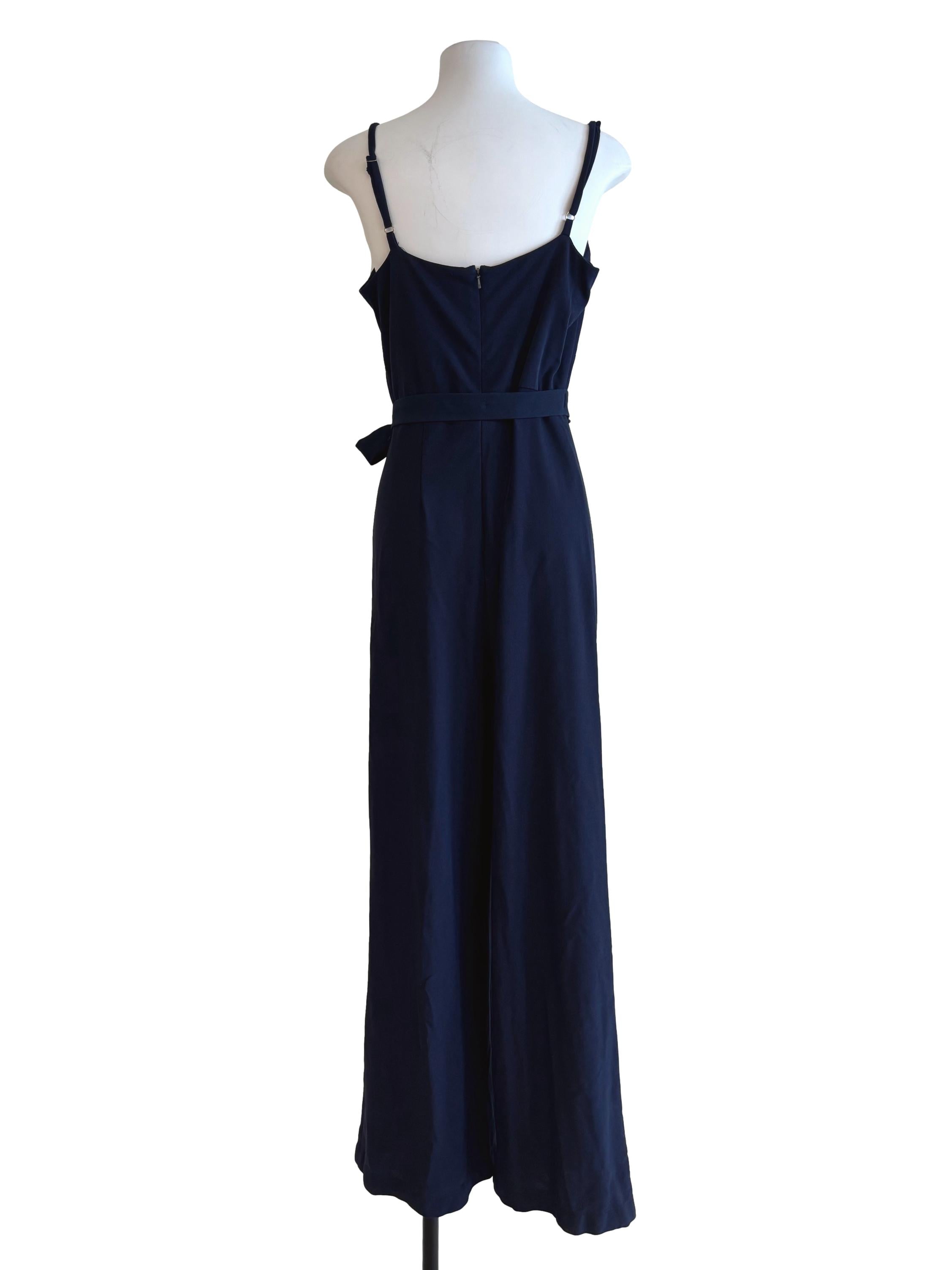Midnight Blue Spaghetti Strap Jumpsuit