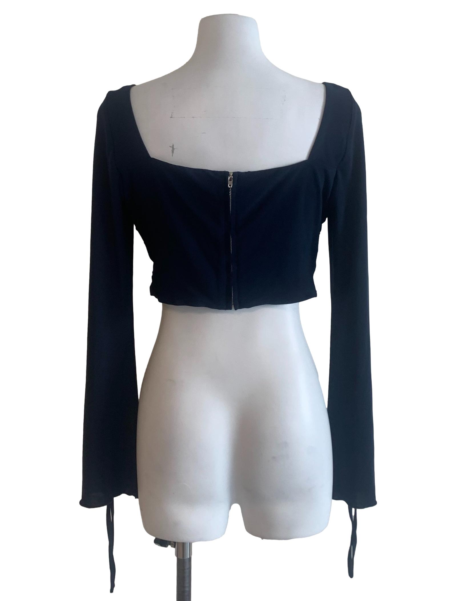 Berry Bluew Sqaure Neck Top