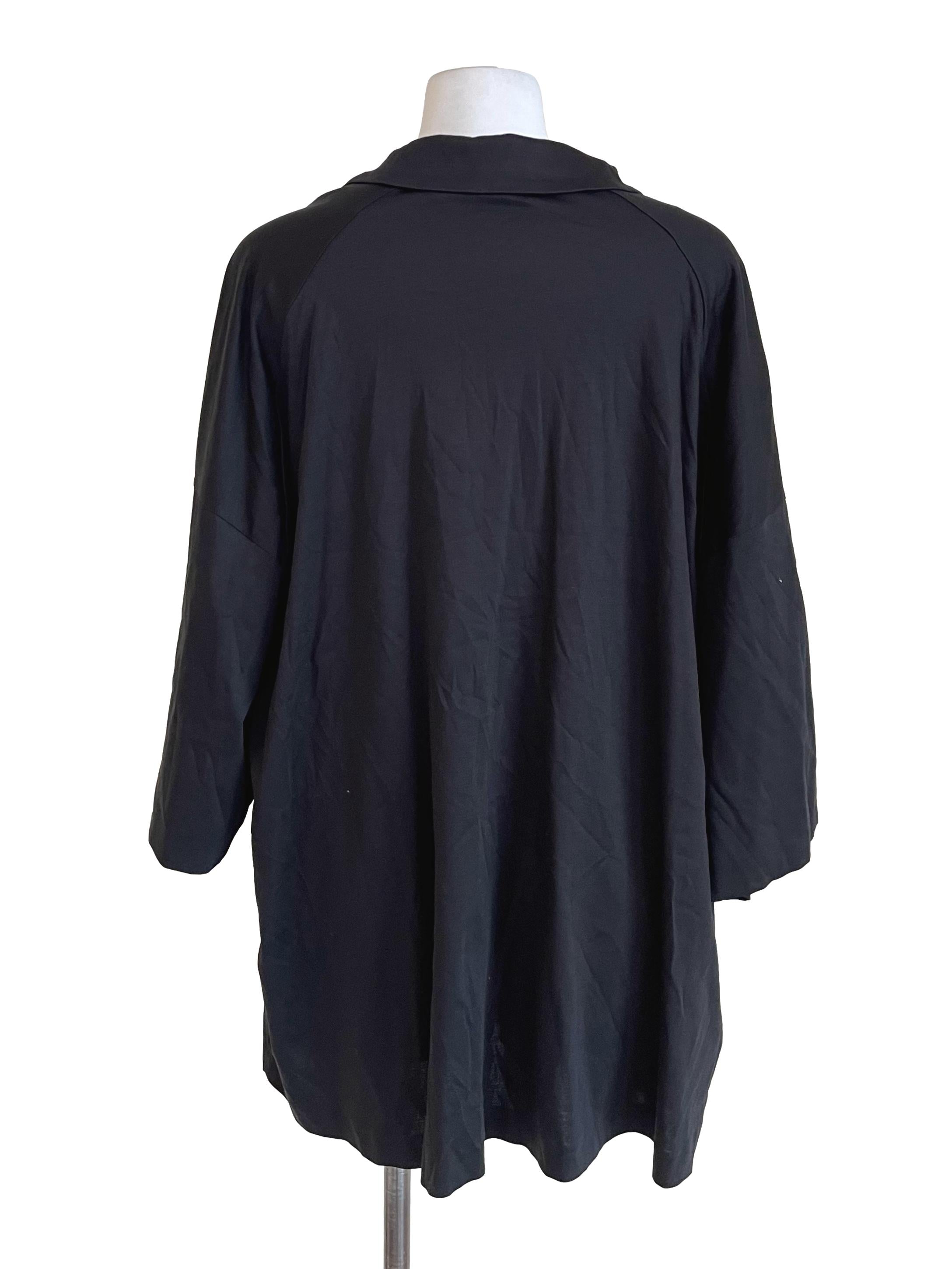 Black Batwing Johnny Wide Dress