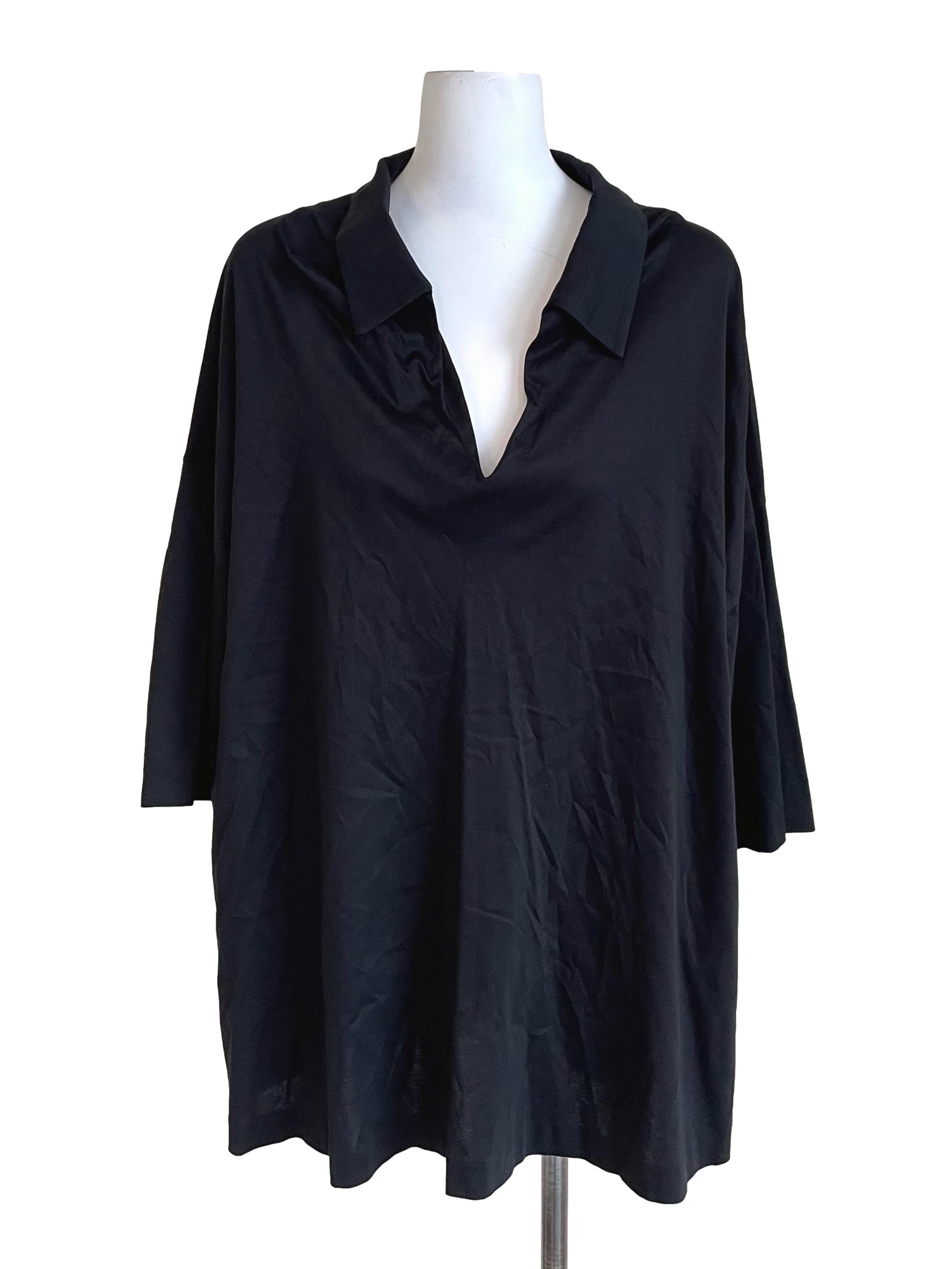 Black Batwing Johnny Wide Dress