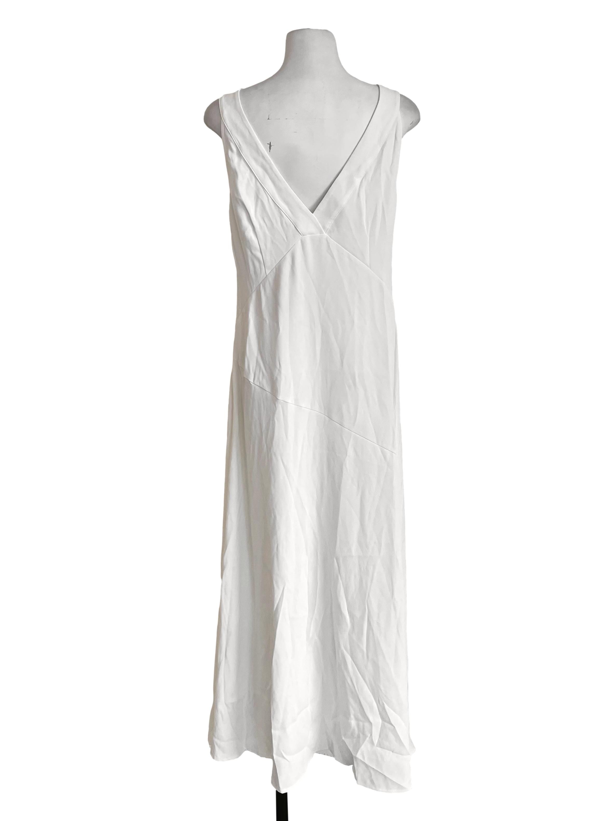 V-Neck Asymmetrical Drape Dress OSN