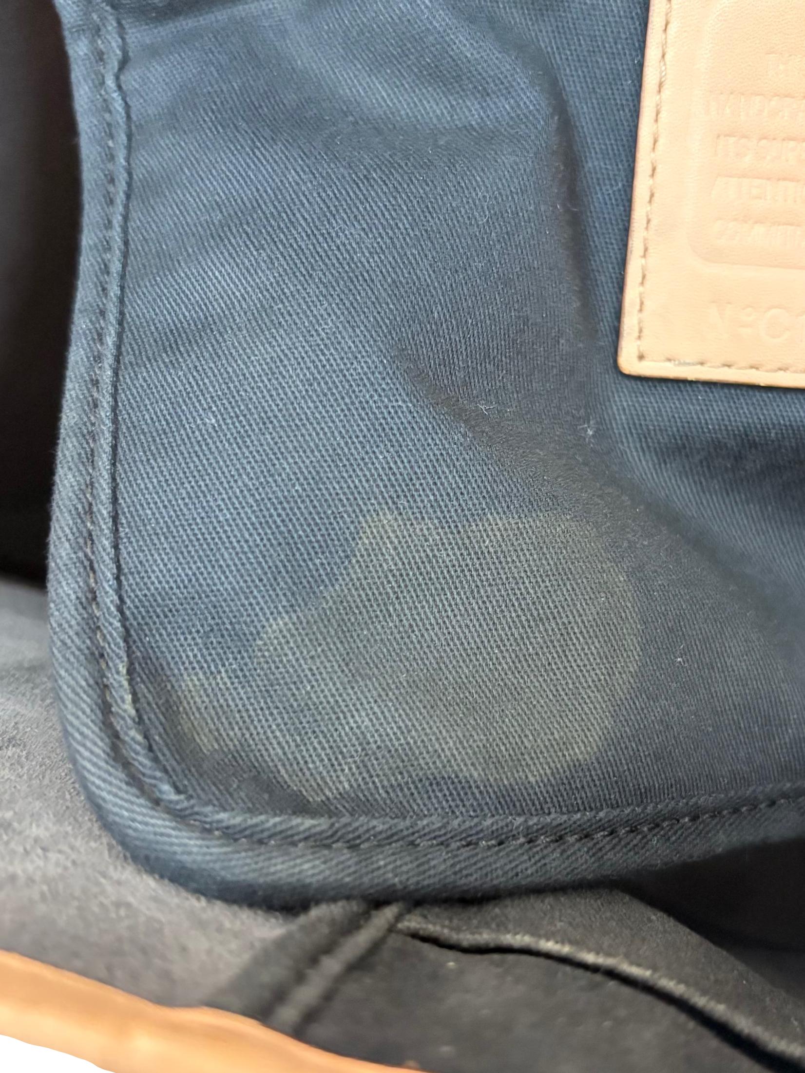 Black Coach Tan Saffiano Leather Tote Bag