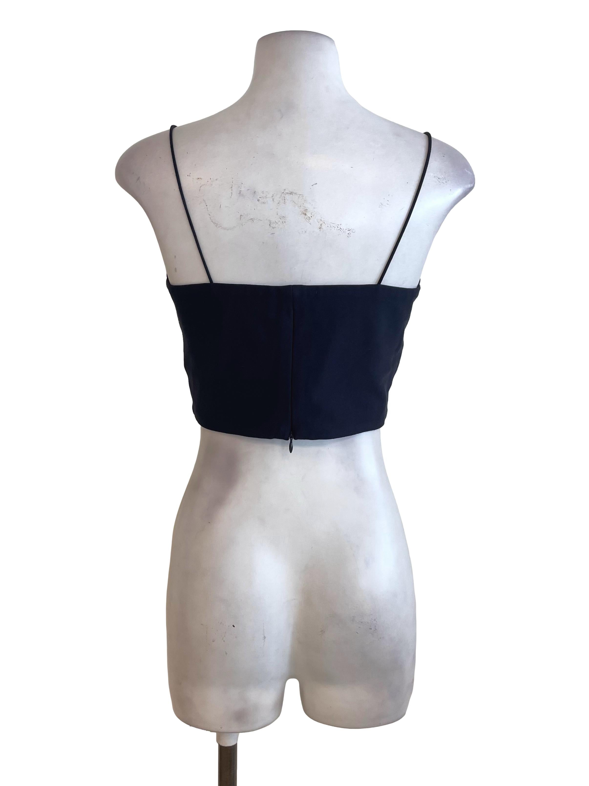 Black Sweetheart Tube Top