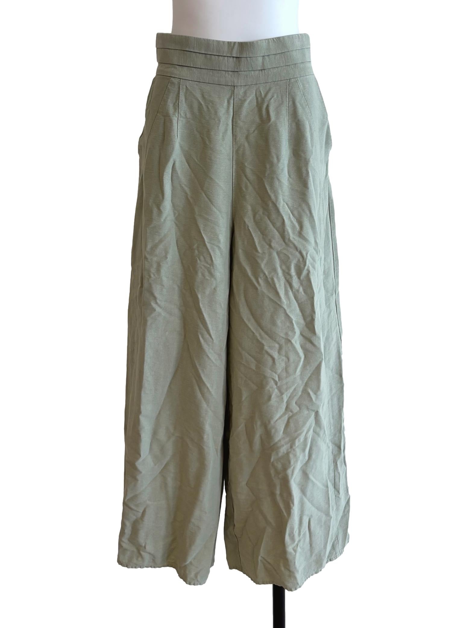 Sage Green Wide Pants