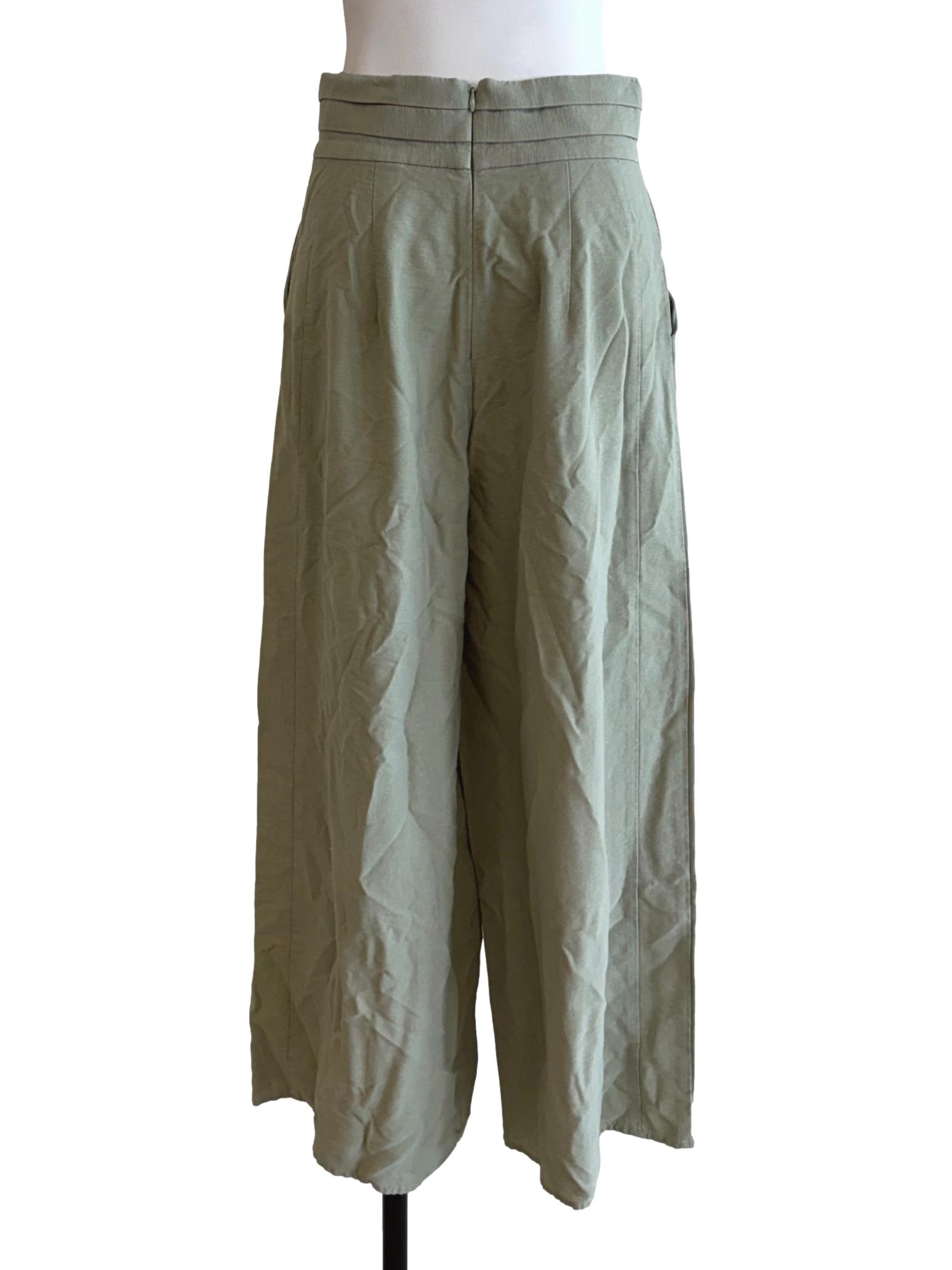 Sage Green Wide Pants