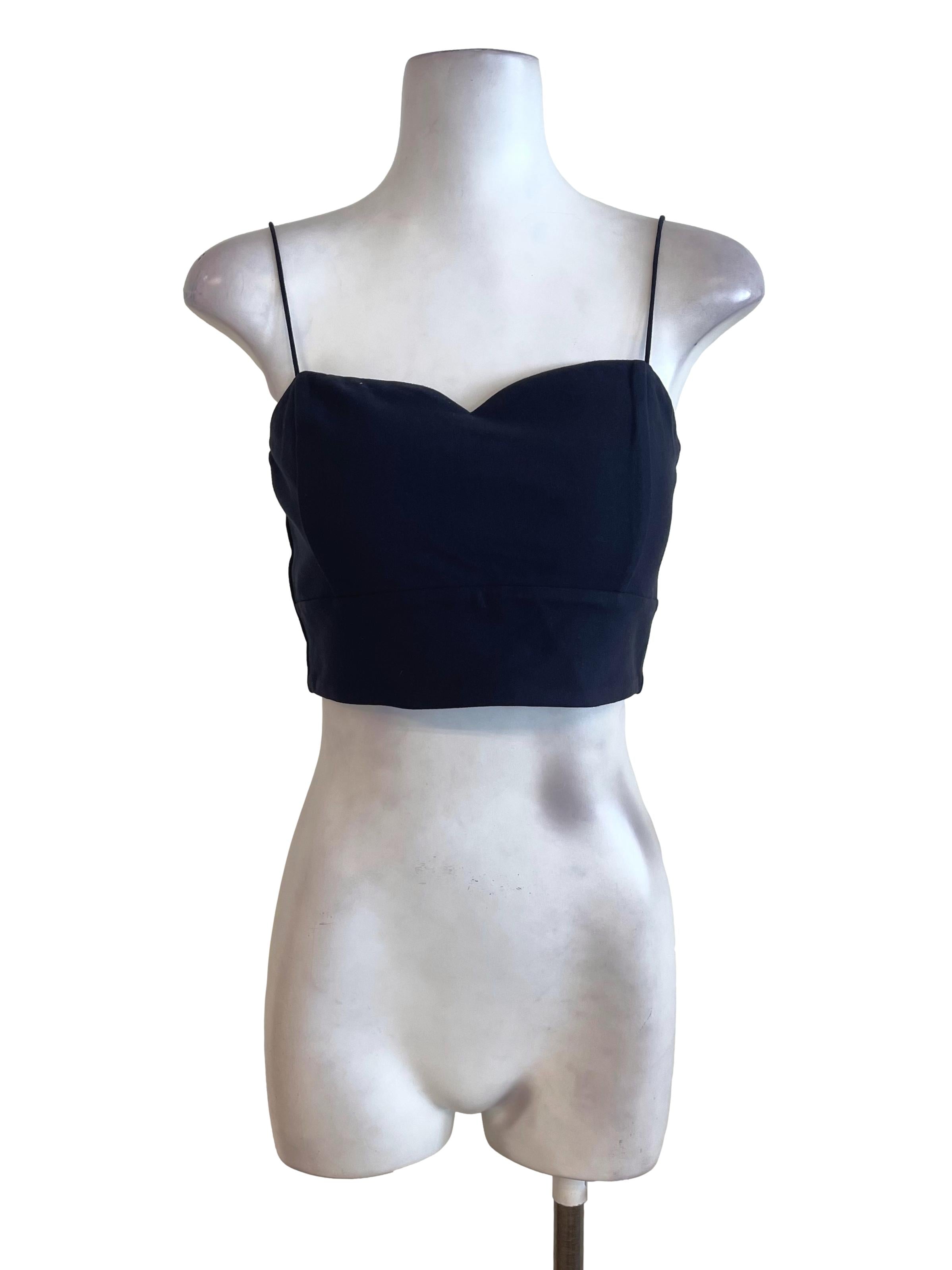 Black Sweetheart Tube Top