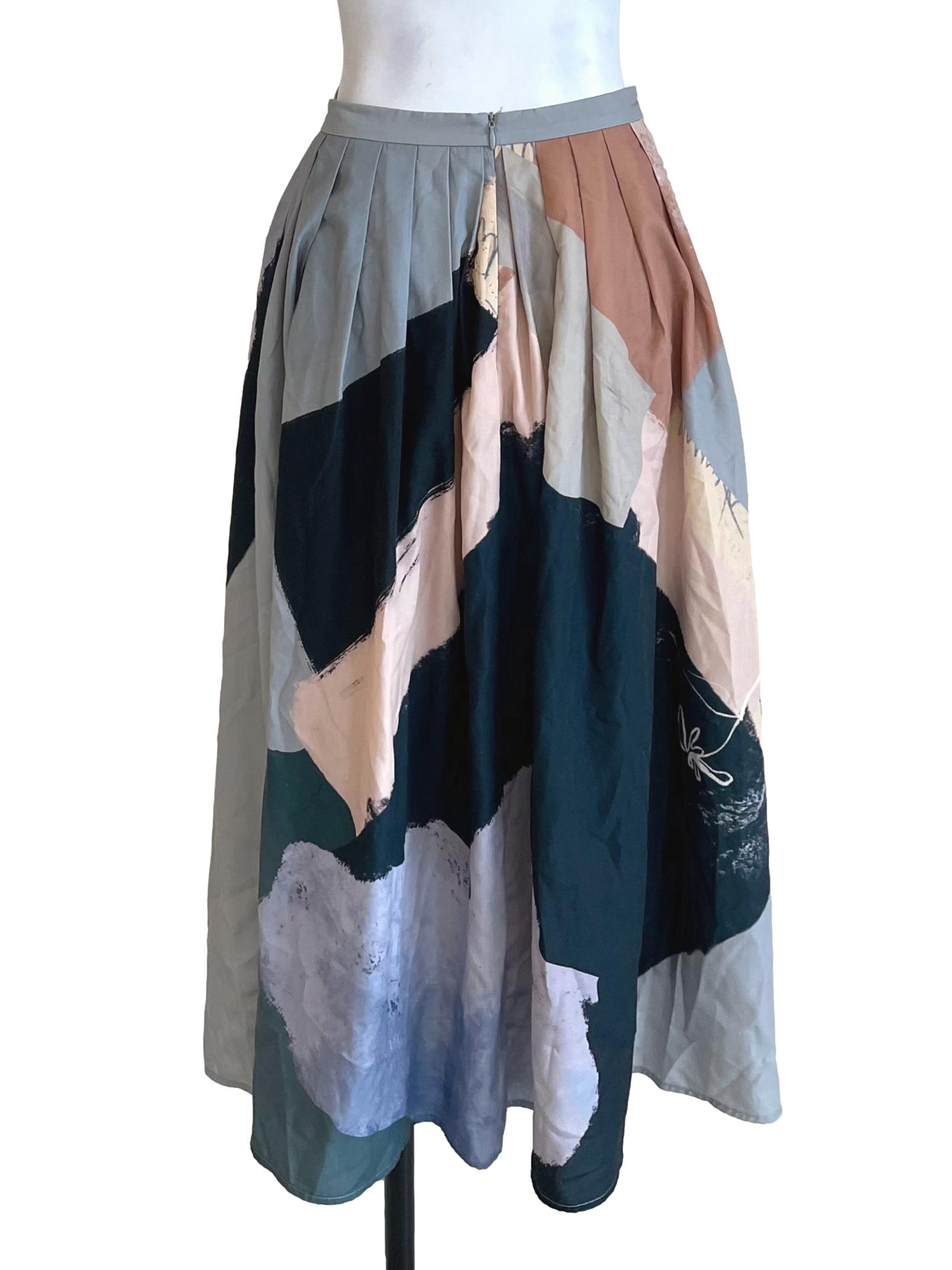 Analogue Pleated Midi Skirt OSN