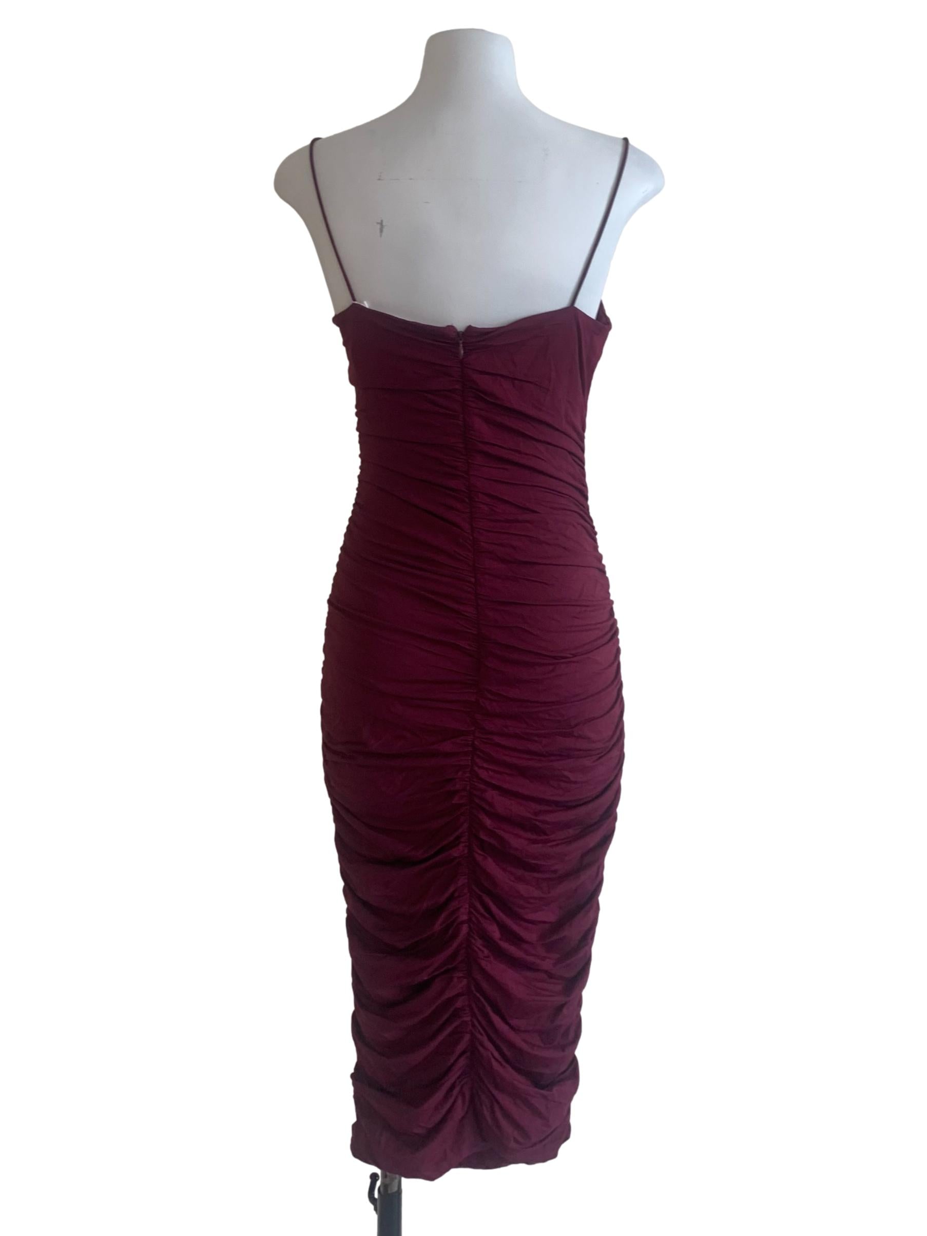 Jam Red Bodycon Dress