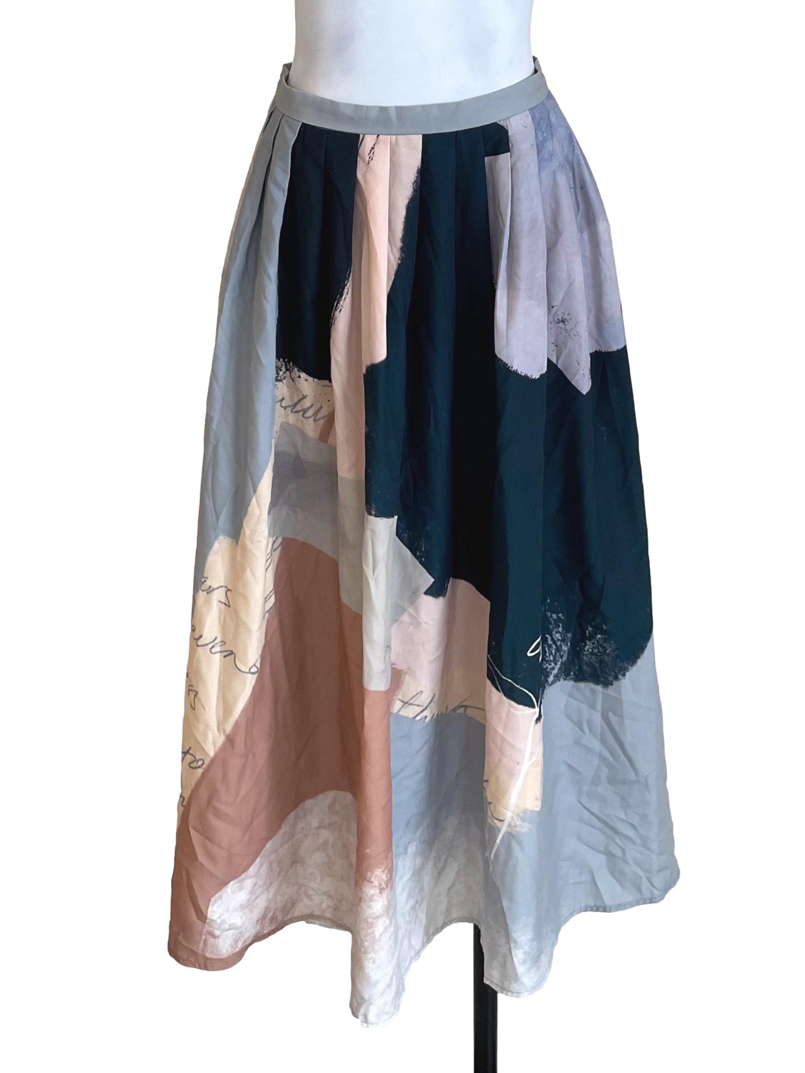 Analogue Pleated Midi Skirt OSN