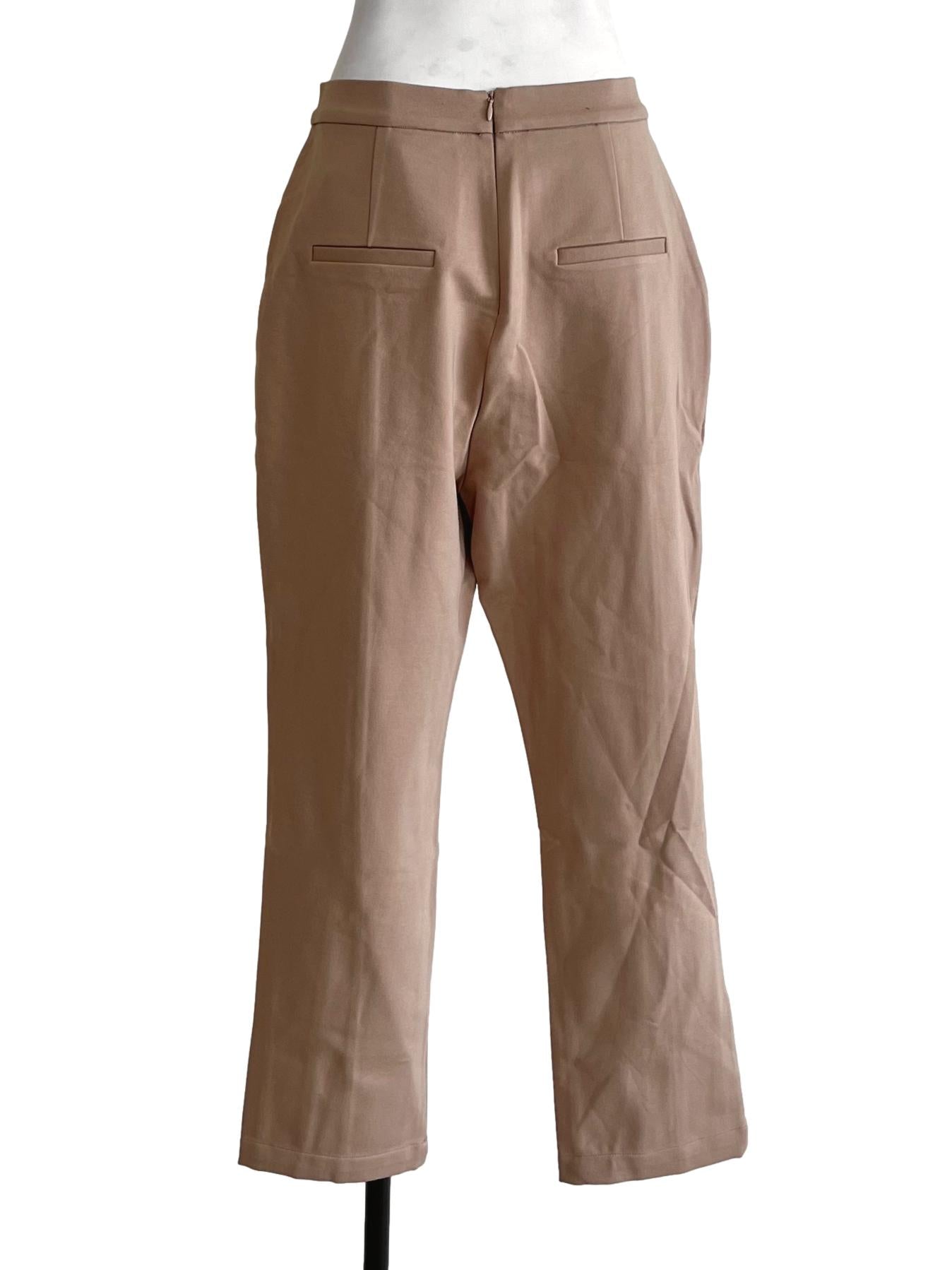 Tortilla Brown Casual Ankle-Length Pants LB
