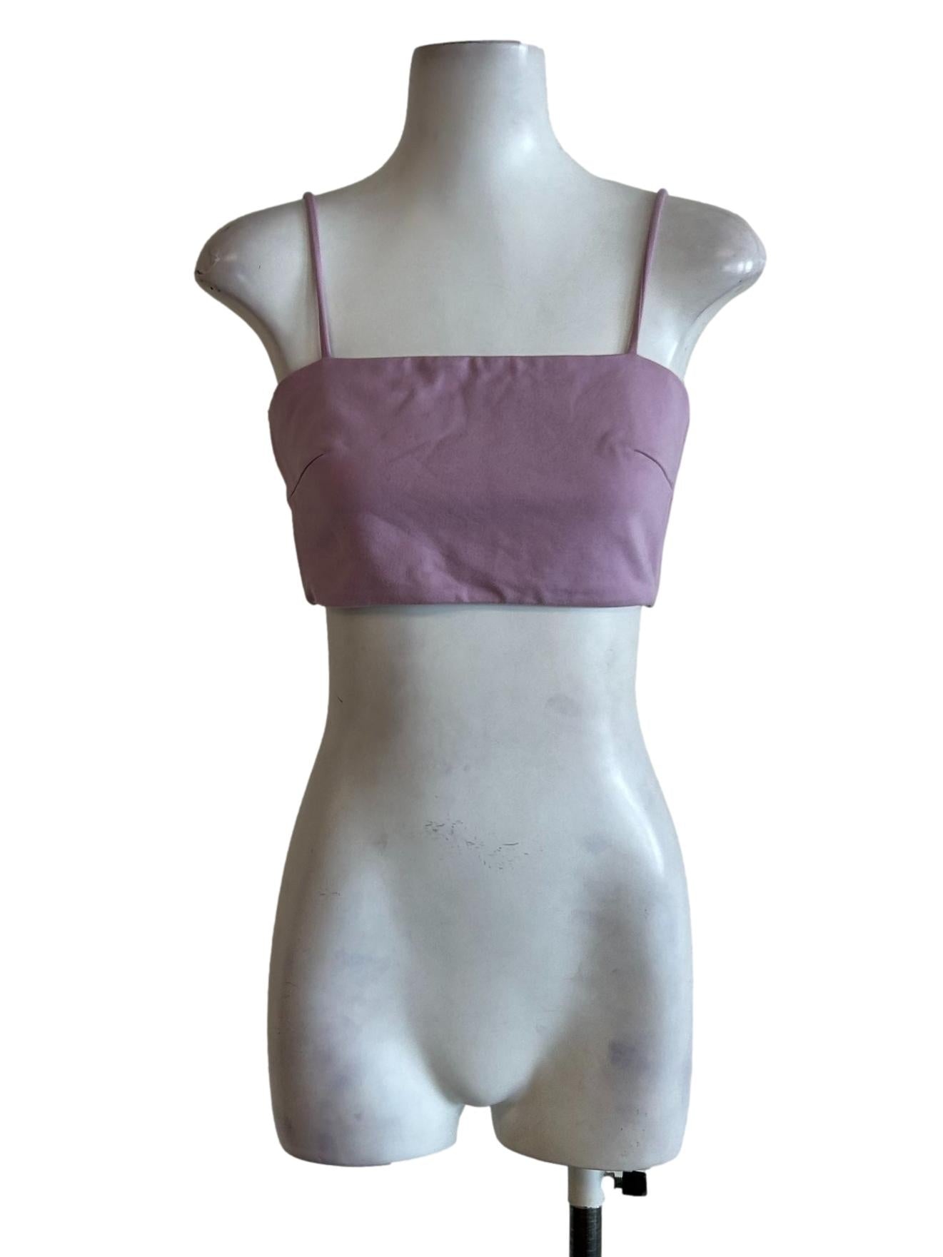 Lilac Purple Cami Crop Top