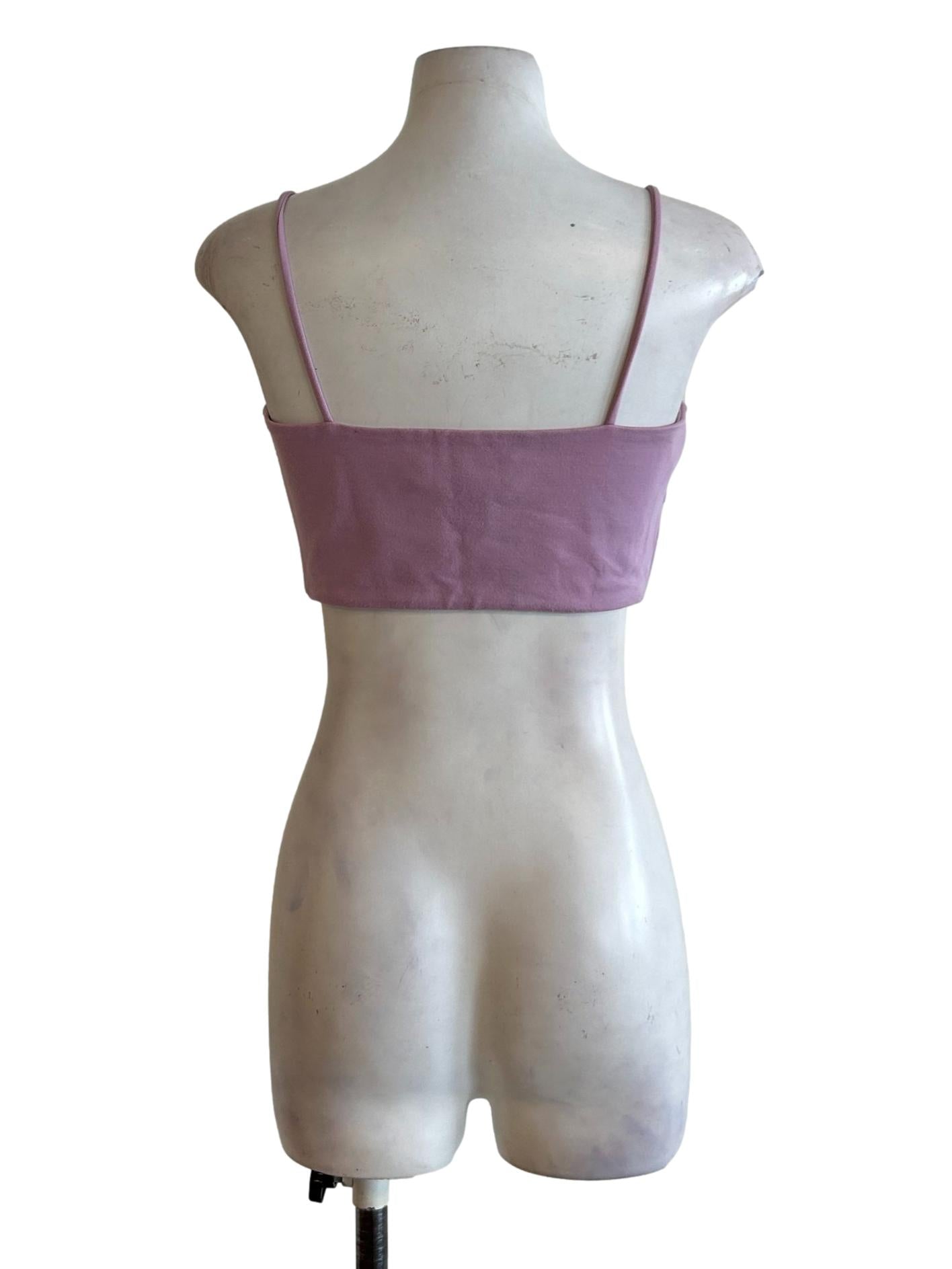 Lilac Purple Cami Crop Top