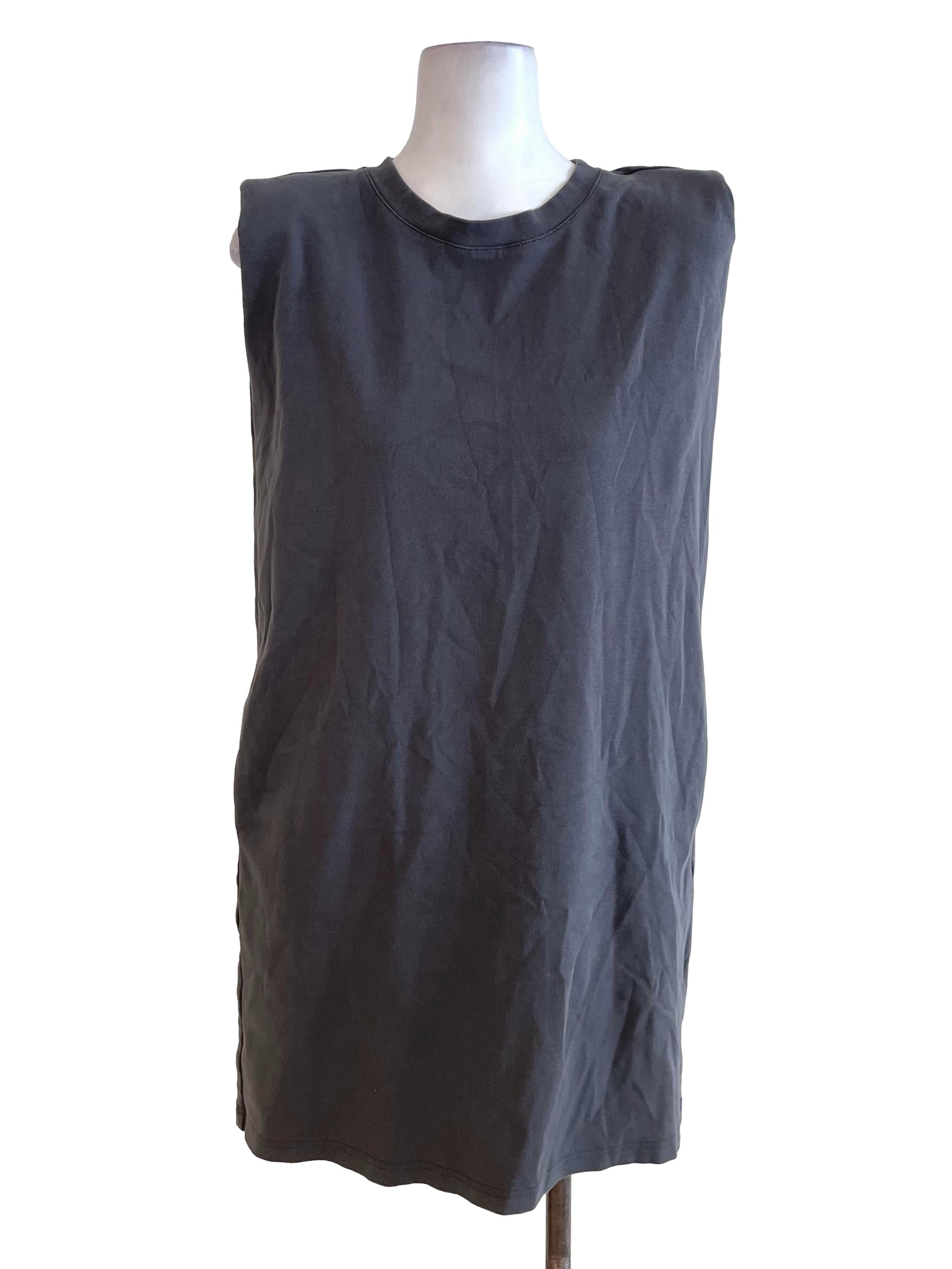 Grey Sleeveless Dress