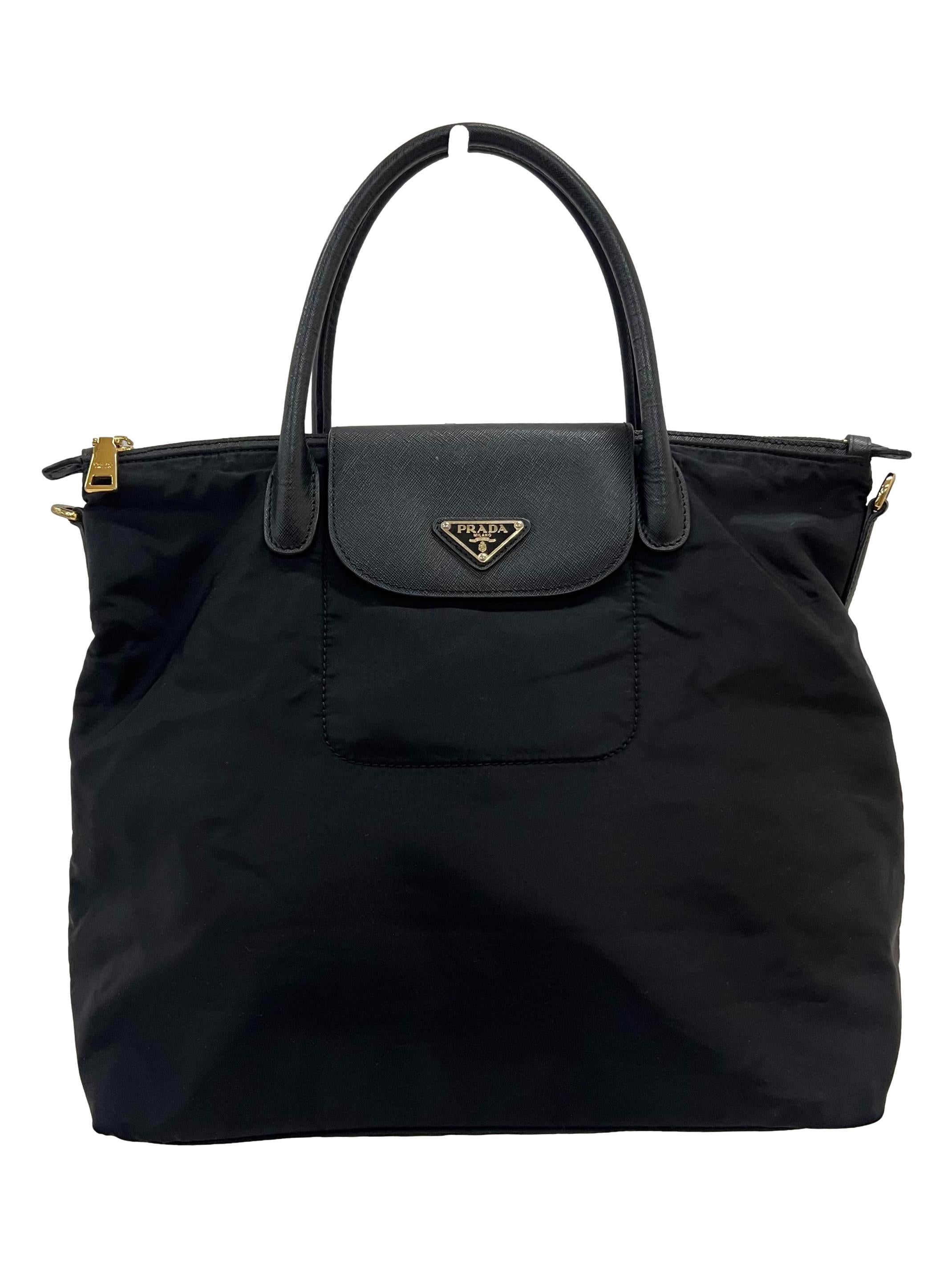 Black Tessuto Nylon Bag