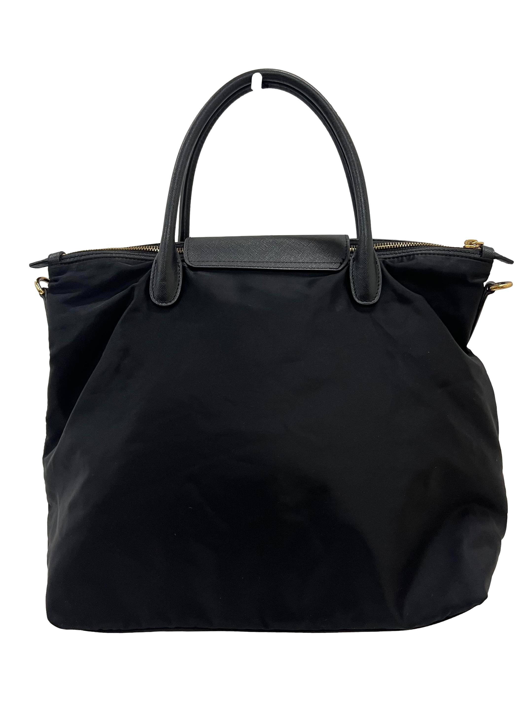 Black Tessuto Nylon Bag