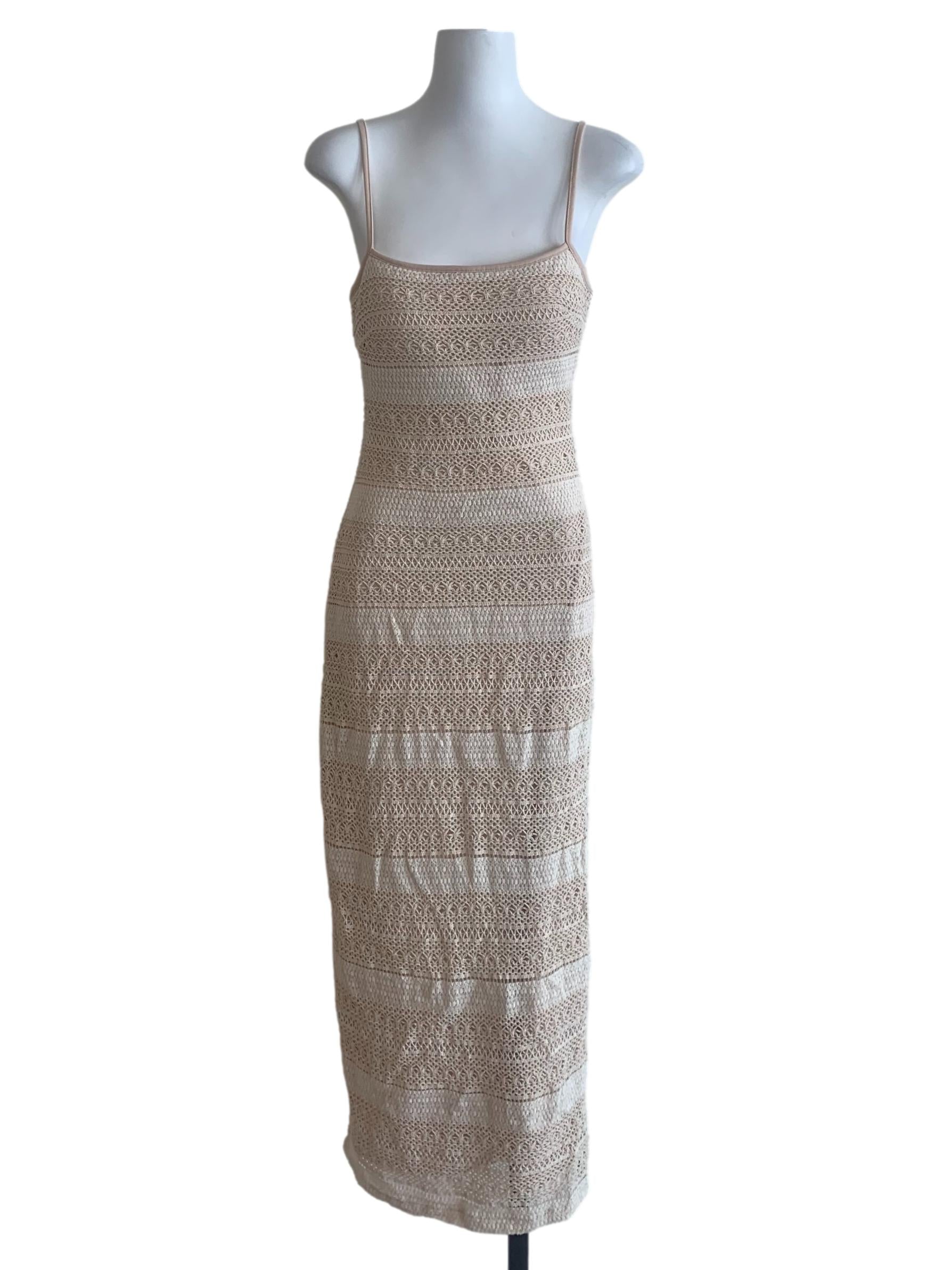 Latte Beige Pattern Dress